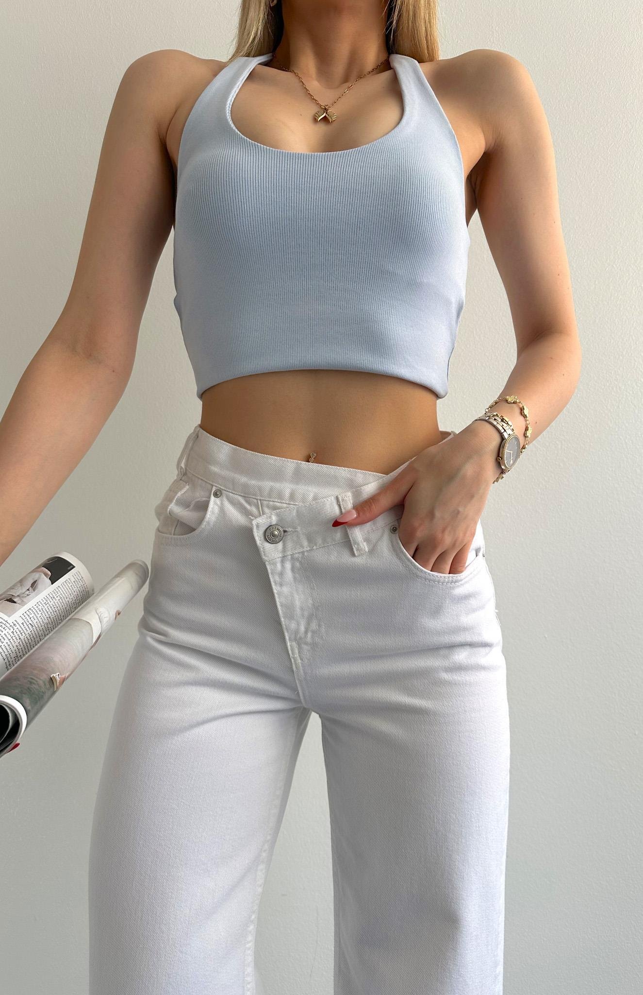 Halter Yaka Atlet A.MAVİ