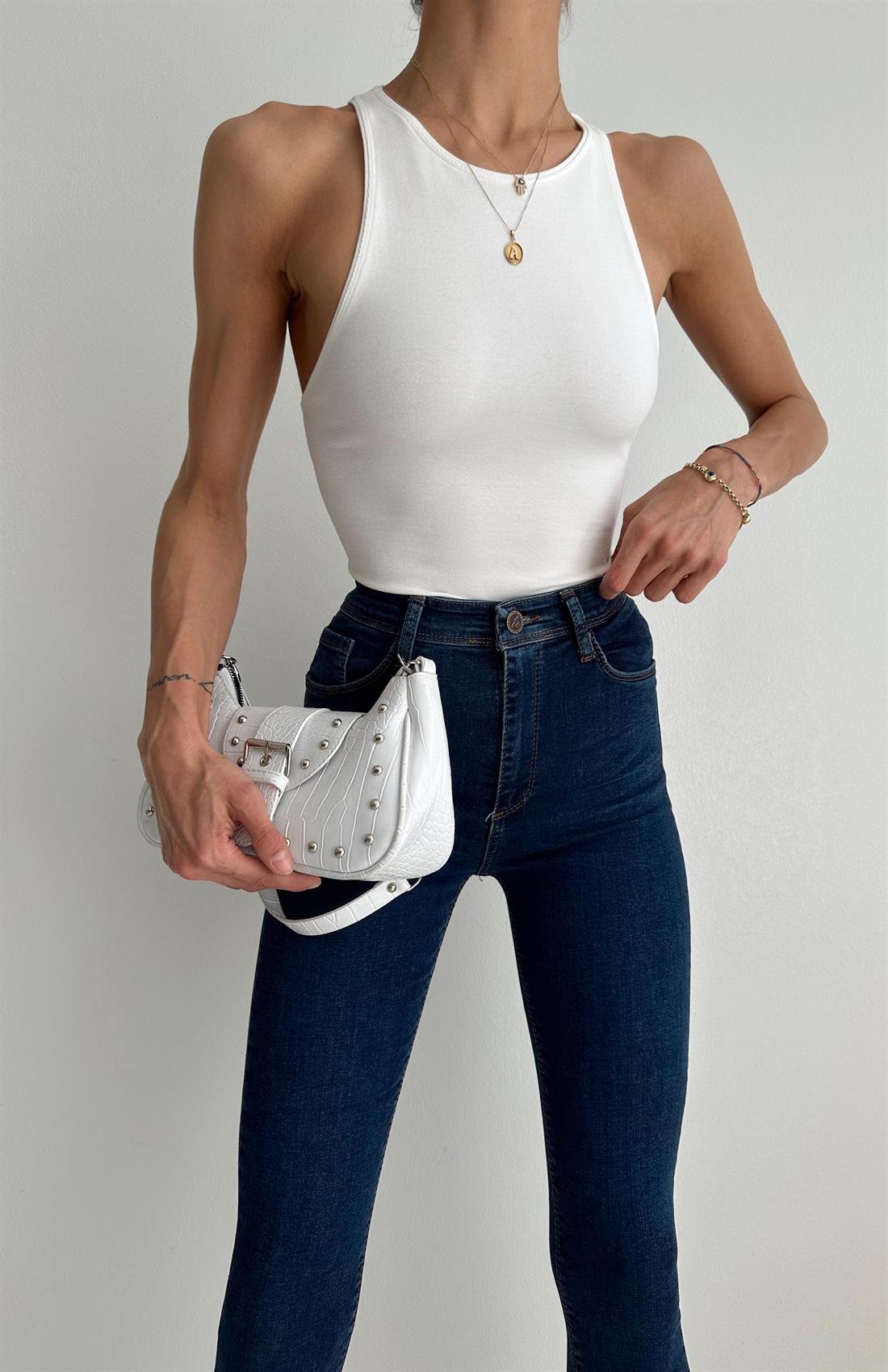 Halter Yaka Atlet EKRU