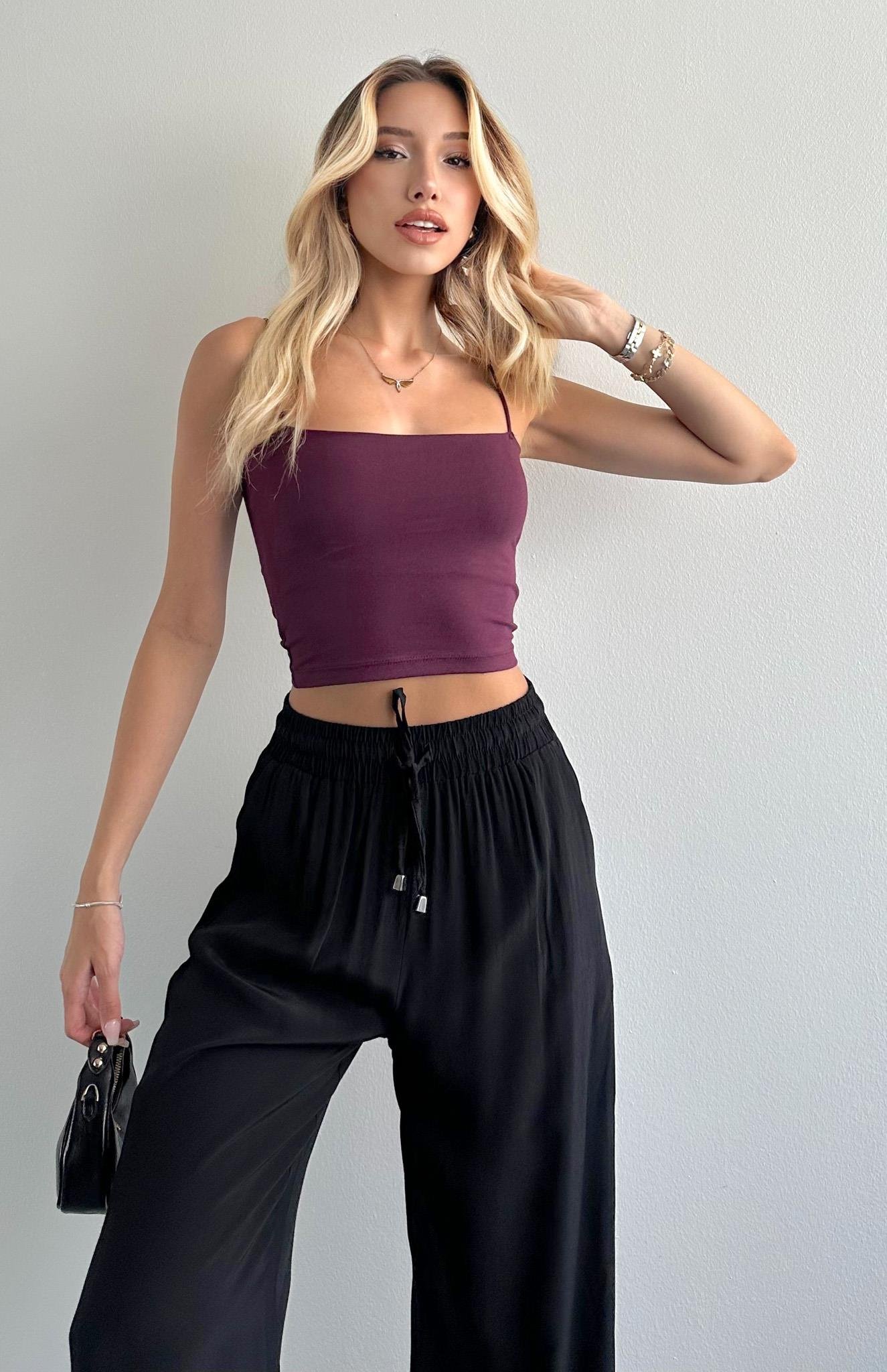 İp Askılı Atlet BORDO