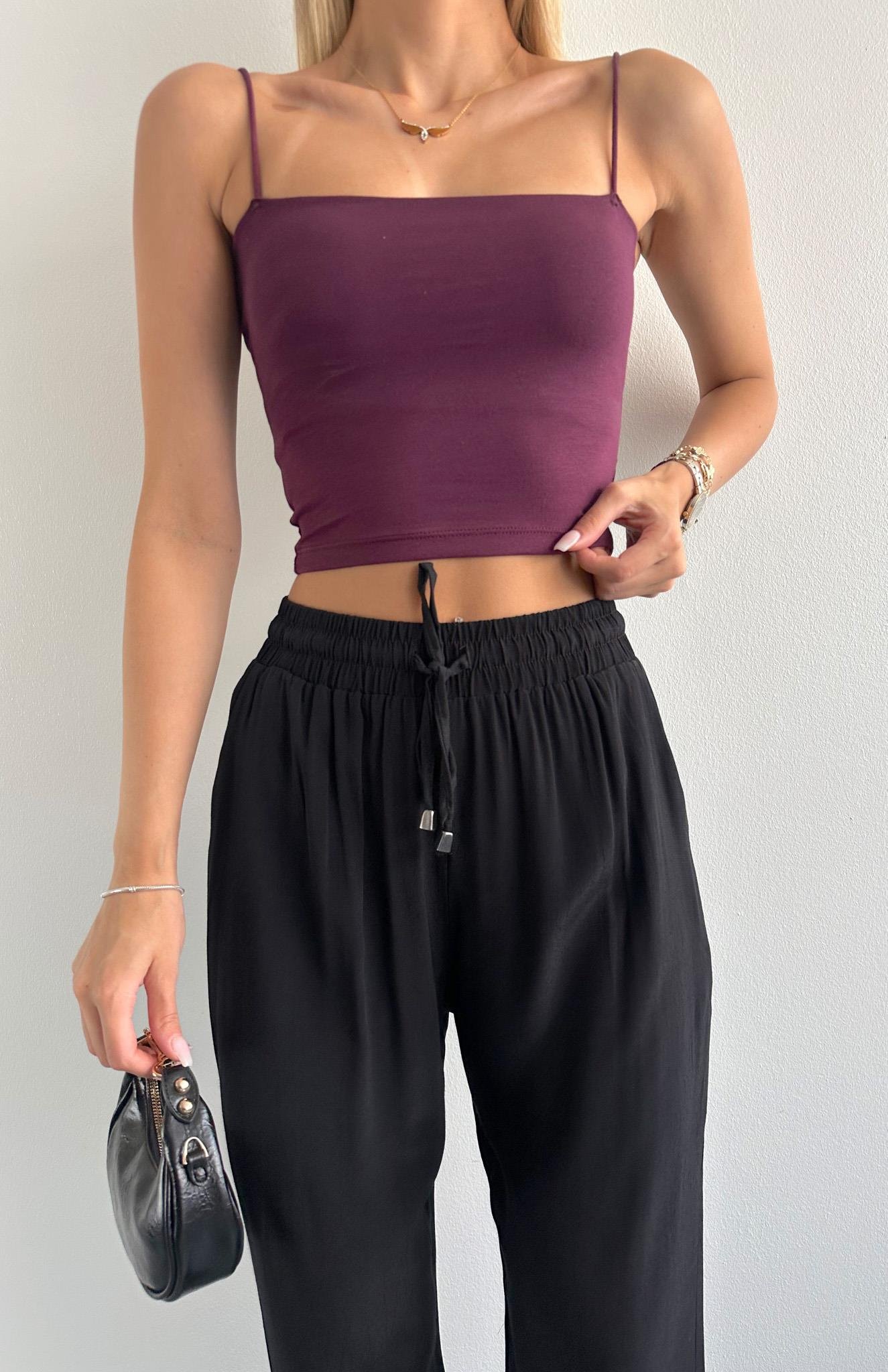 İp Askılı Atlet BORDO