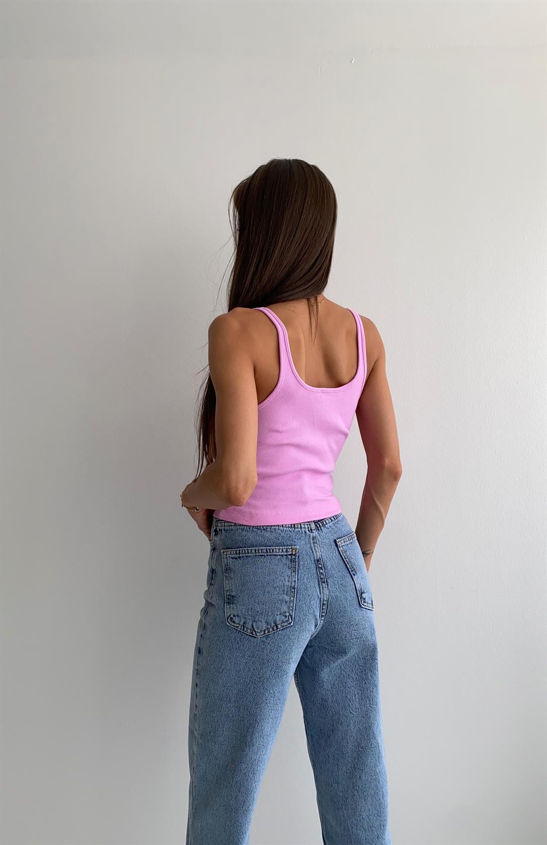 Kaşkorse Basıc Atlet PEMBE