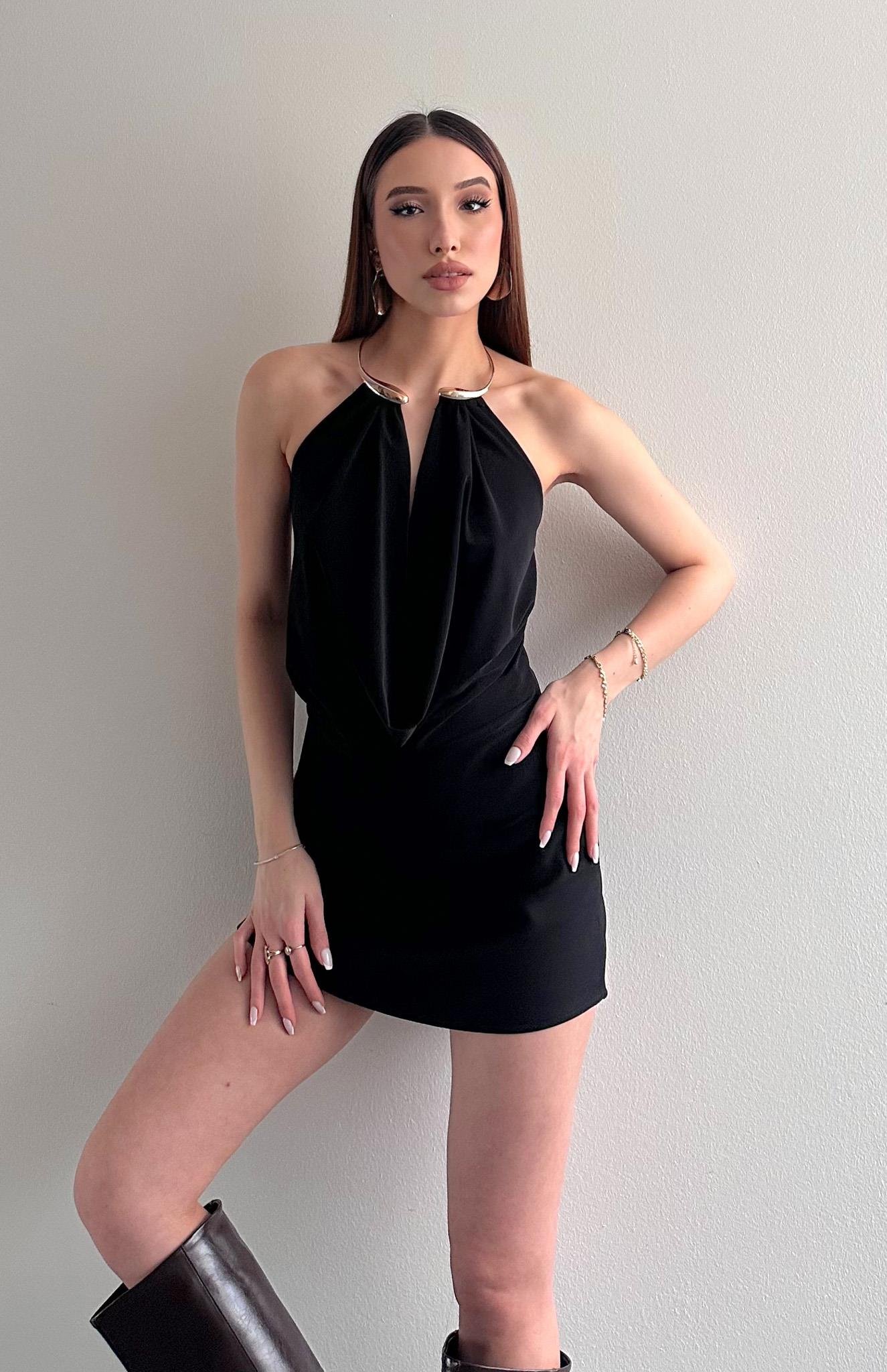 Halkalı Bluz SİYAH