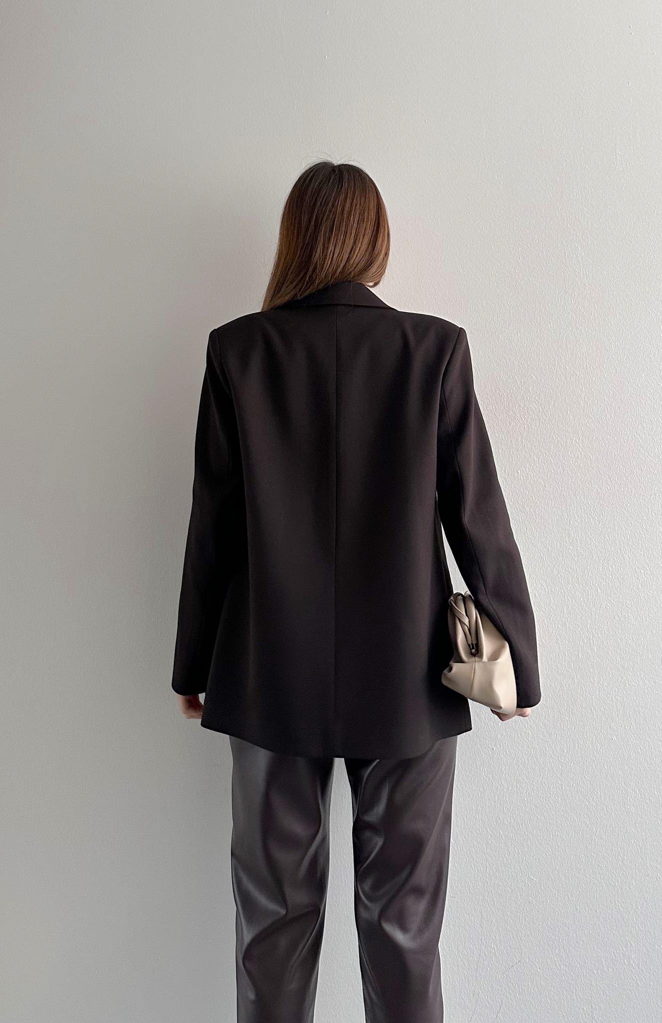 Blazer Ceket KAHVERENGİ