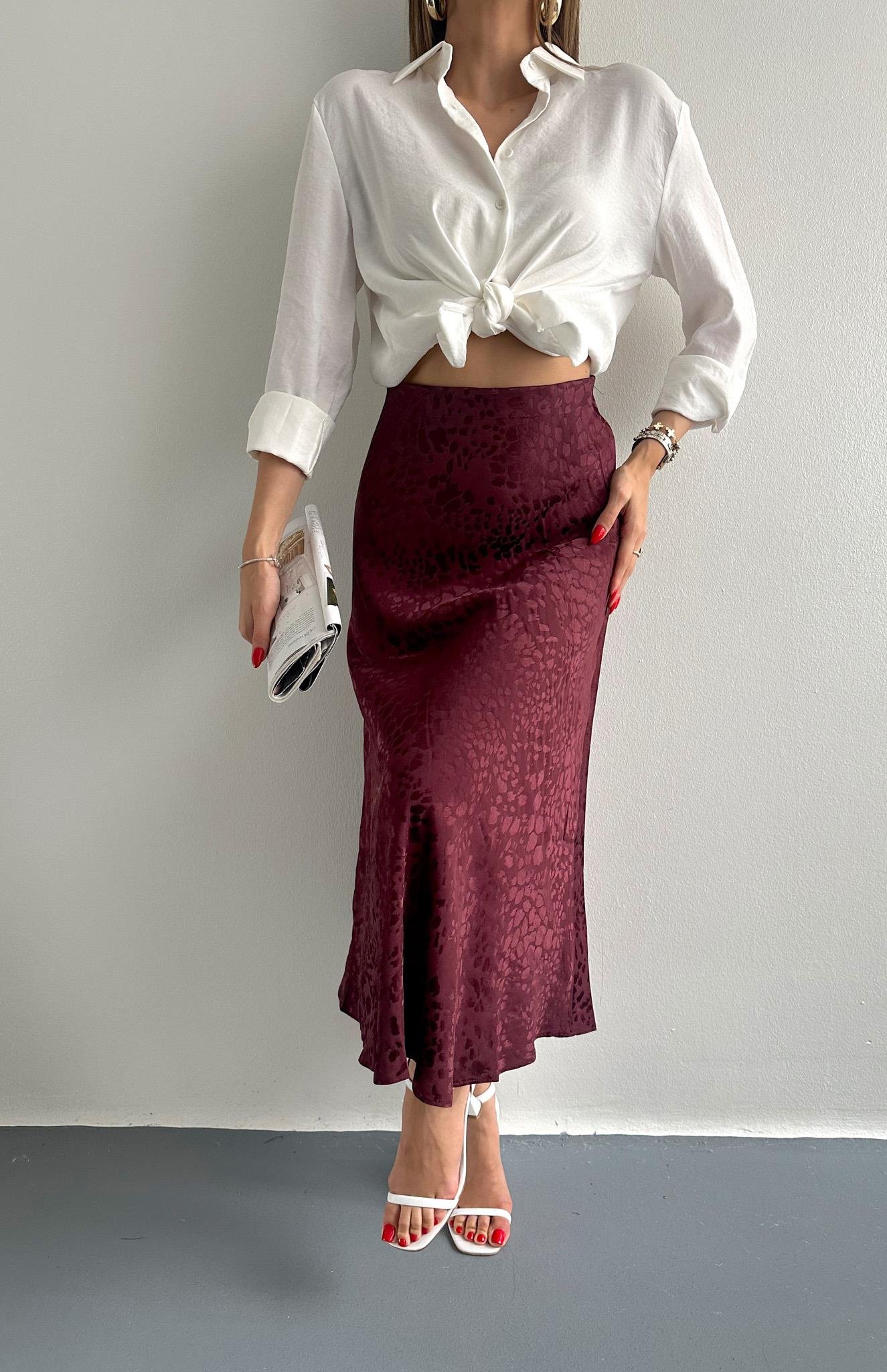 Leopar Desen Midboy Etek MÜRDÜM