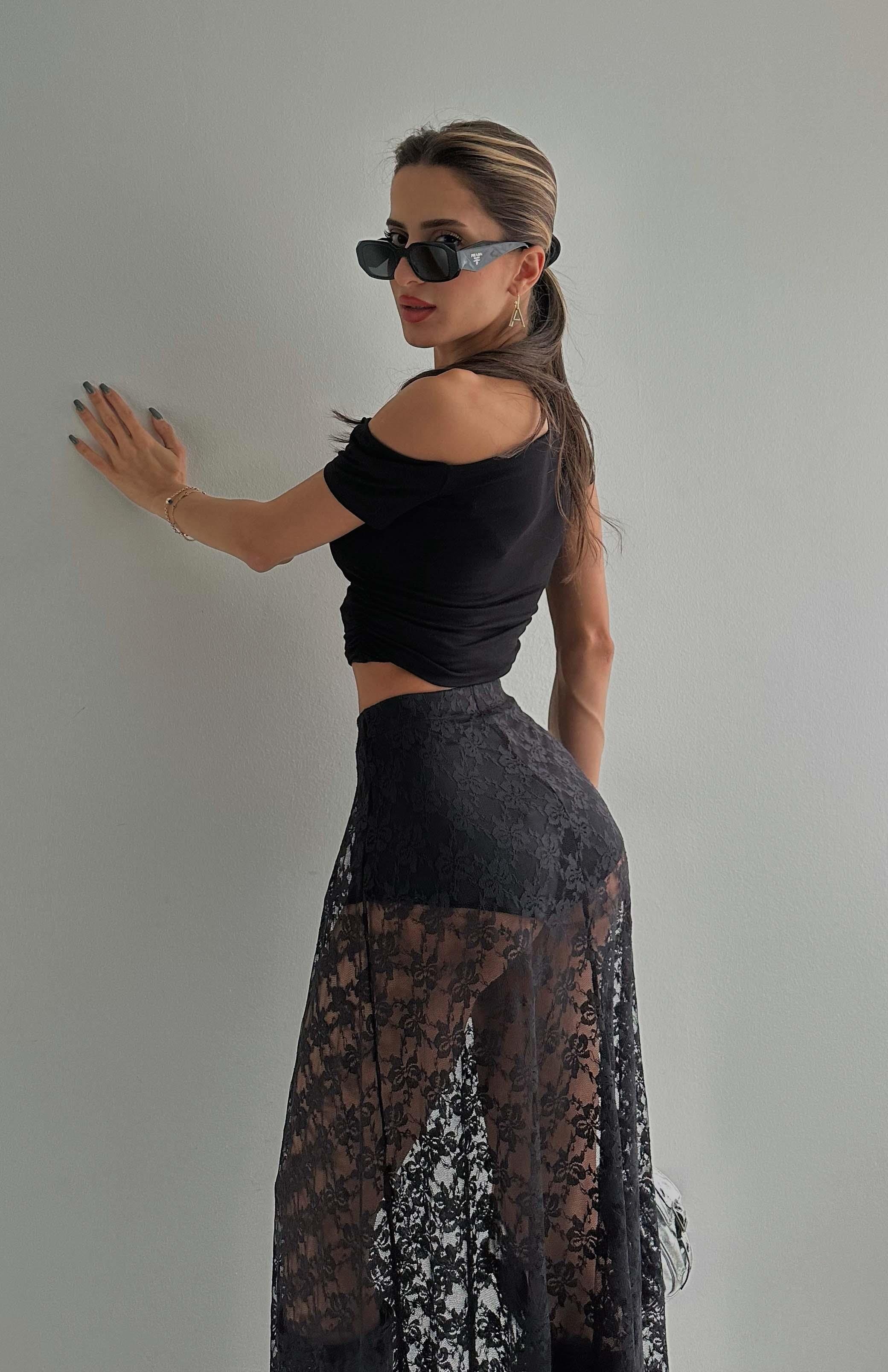 Dantel Etek SİYAH