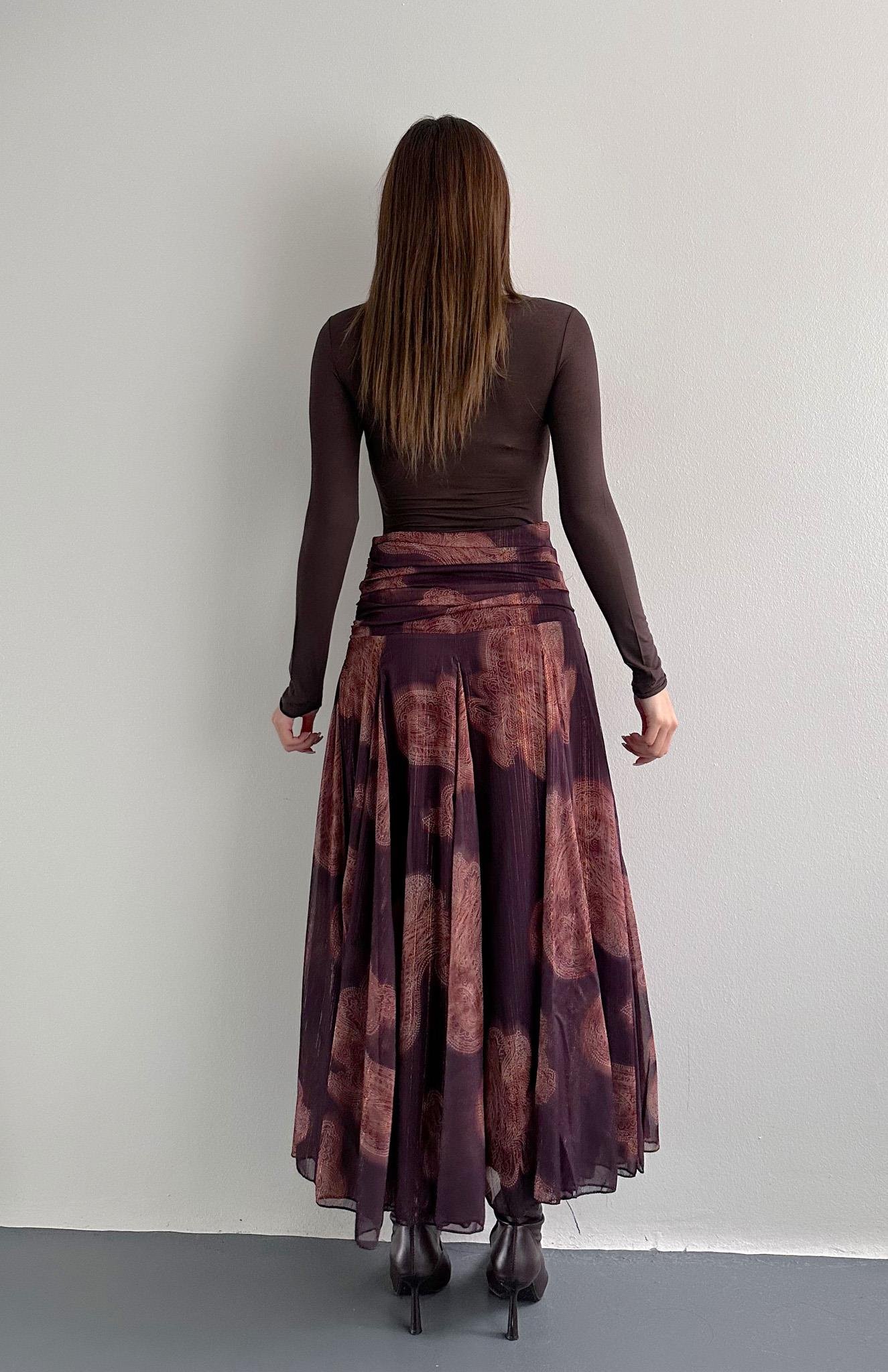 Şal Desen Etek A.KAHVE