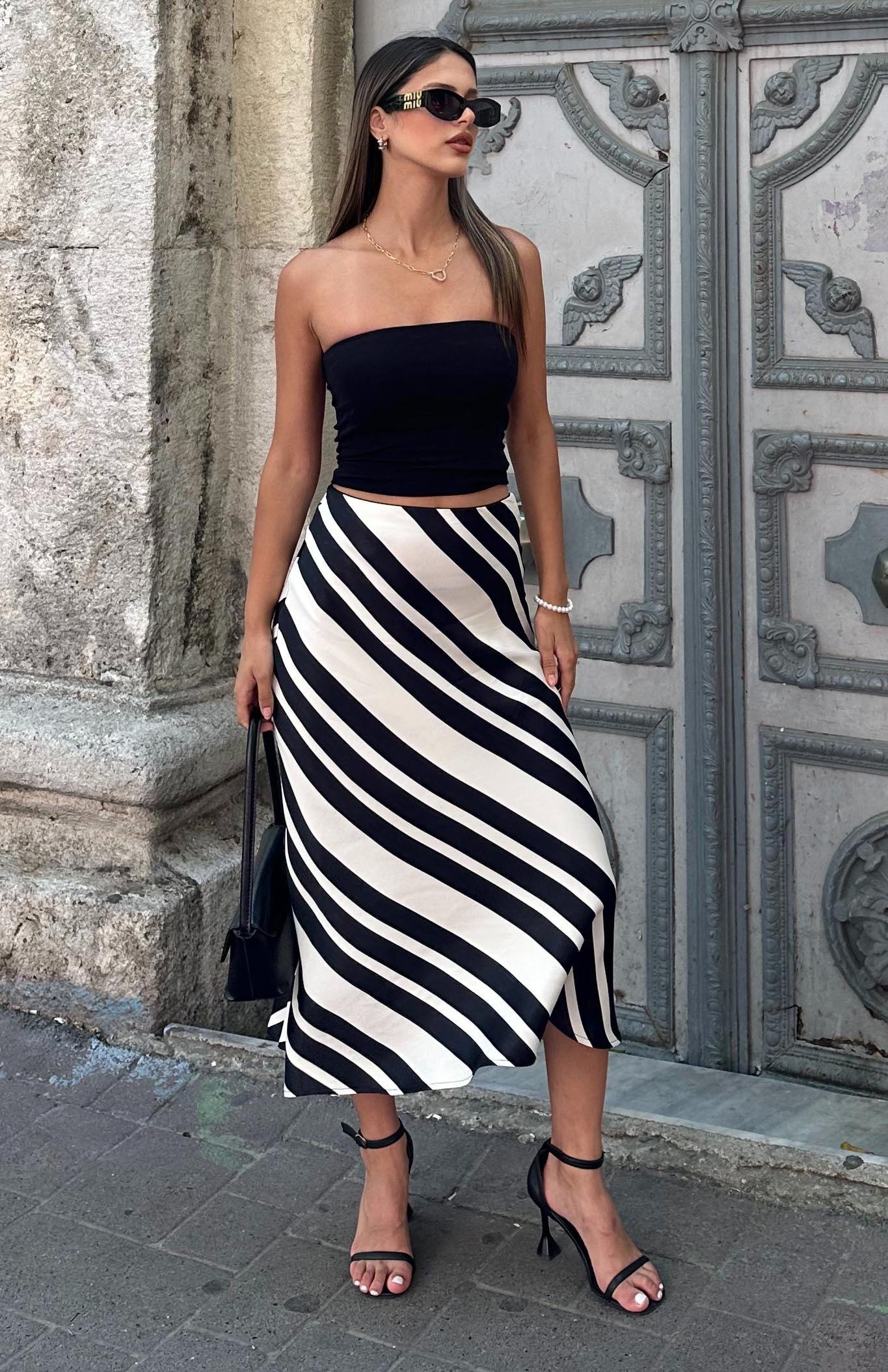 Zebra Desen Saten Etek EKRU