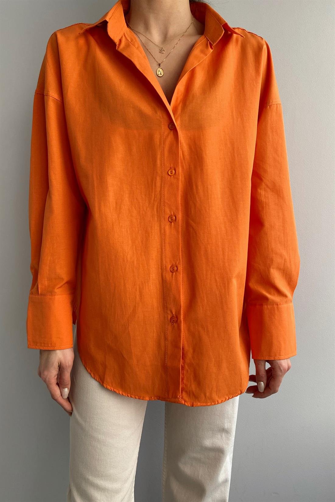 Basic Gömlek TURUNCU