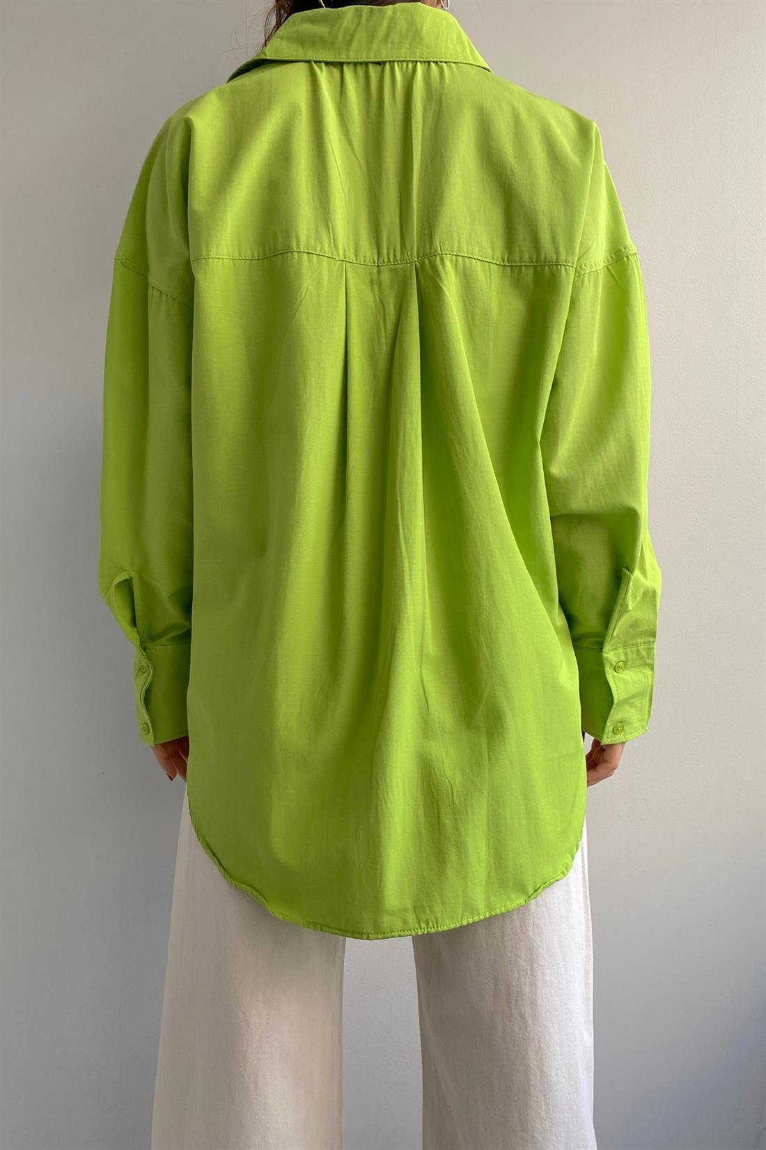 Basic Gömlek YEŞİL