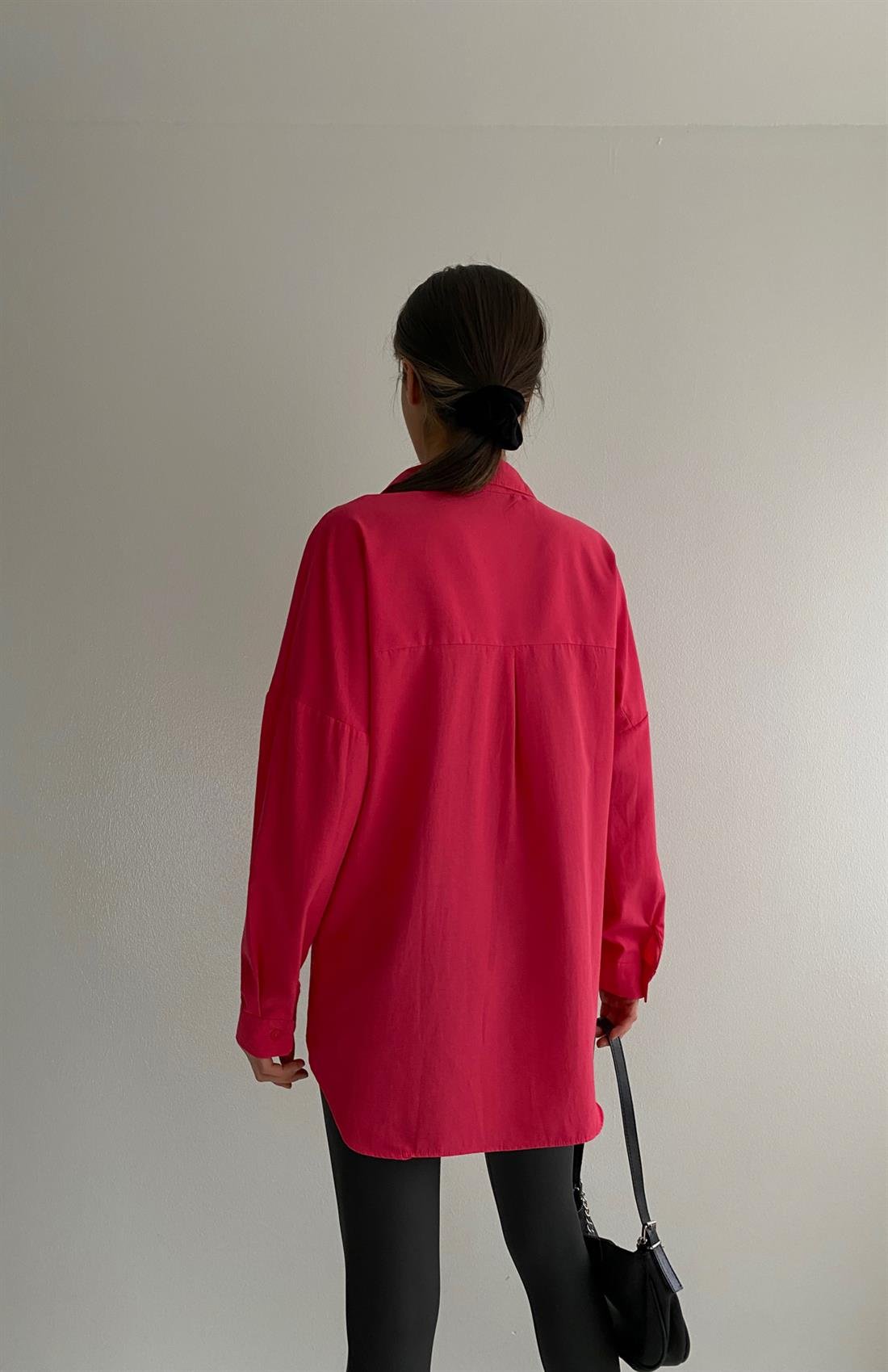 Cepsiz Basıc Gömlek FUŞYA