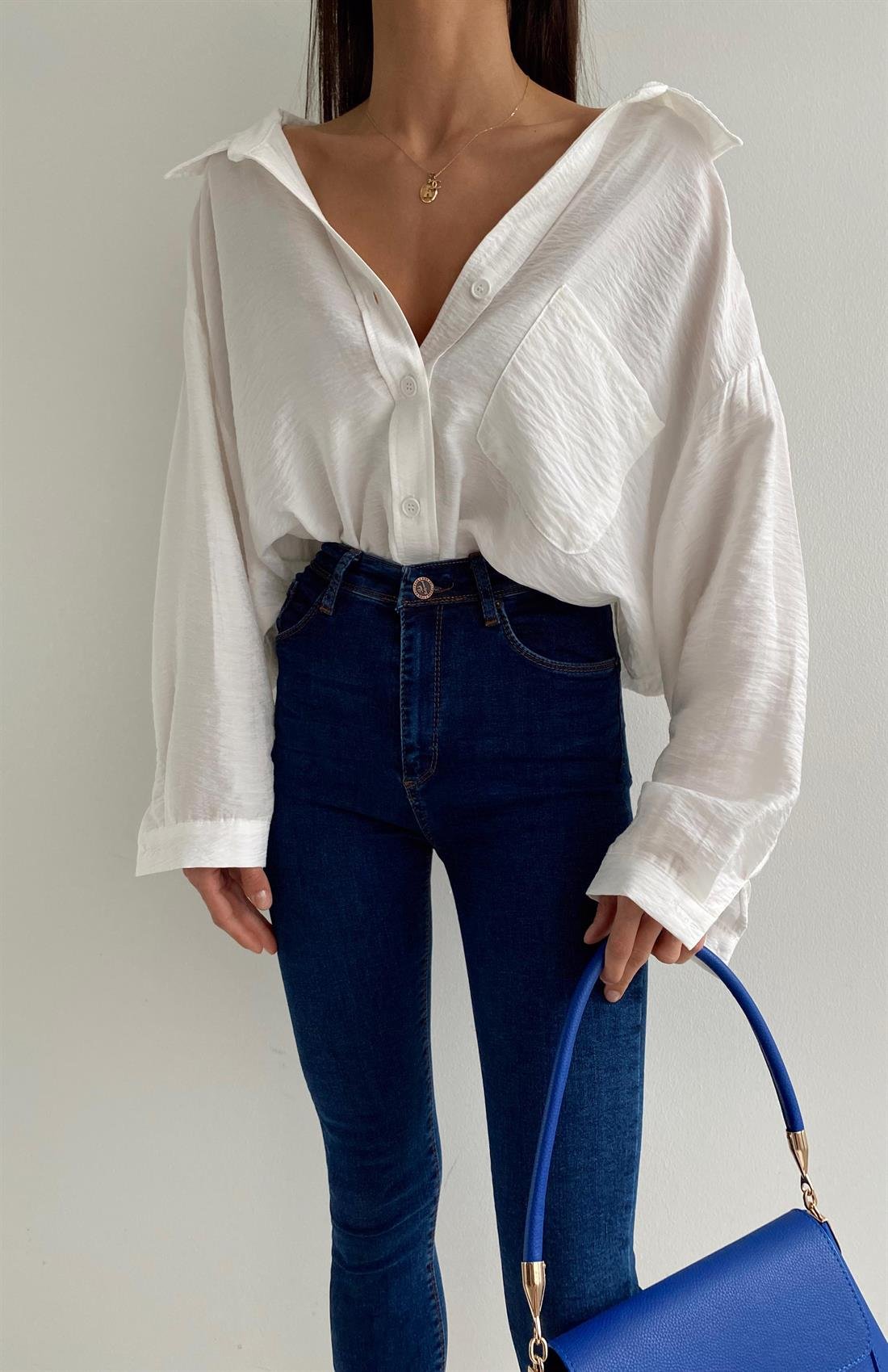 Oversize Gömlek EKRU