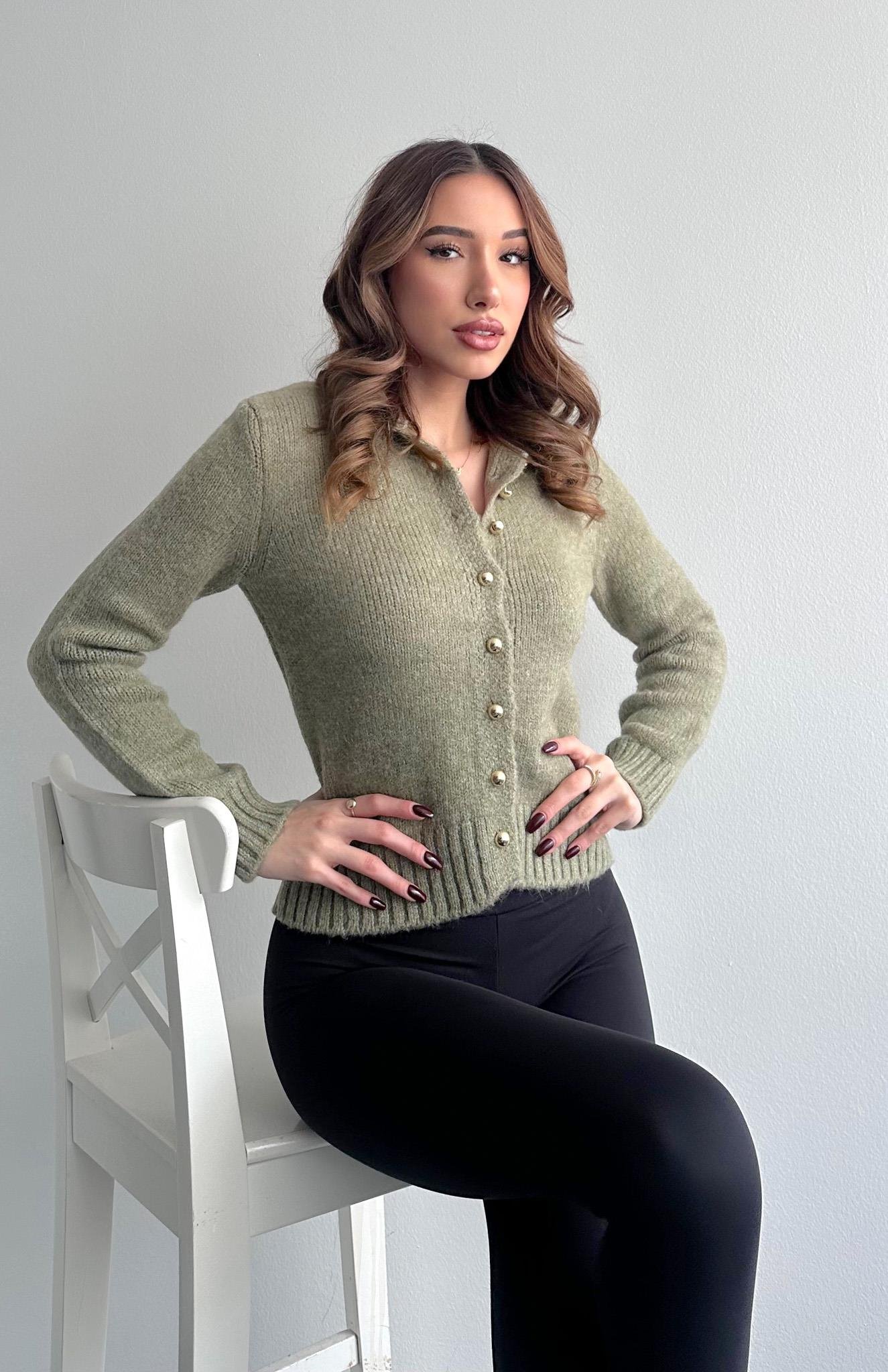 Boğazli Hırka A.YEŞİL