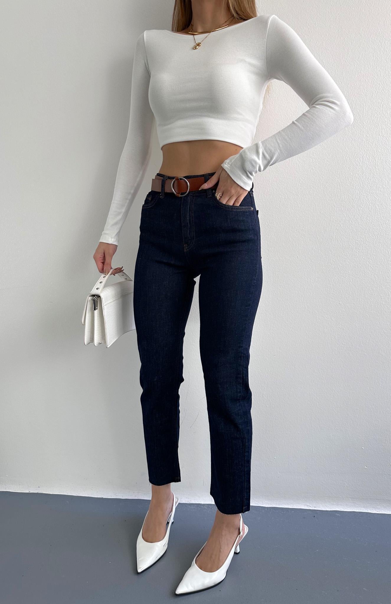 Dar Paça Kemerl Pantolon RİNS