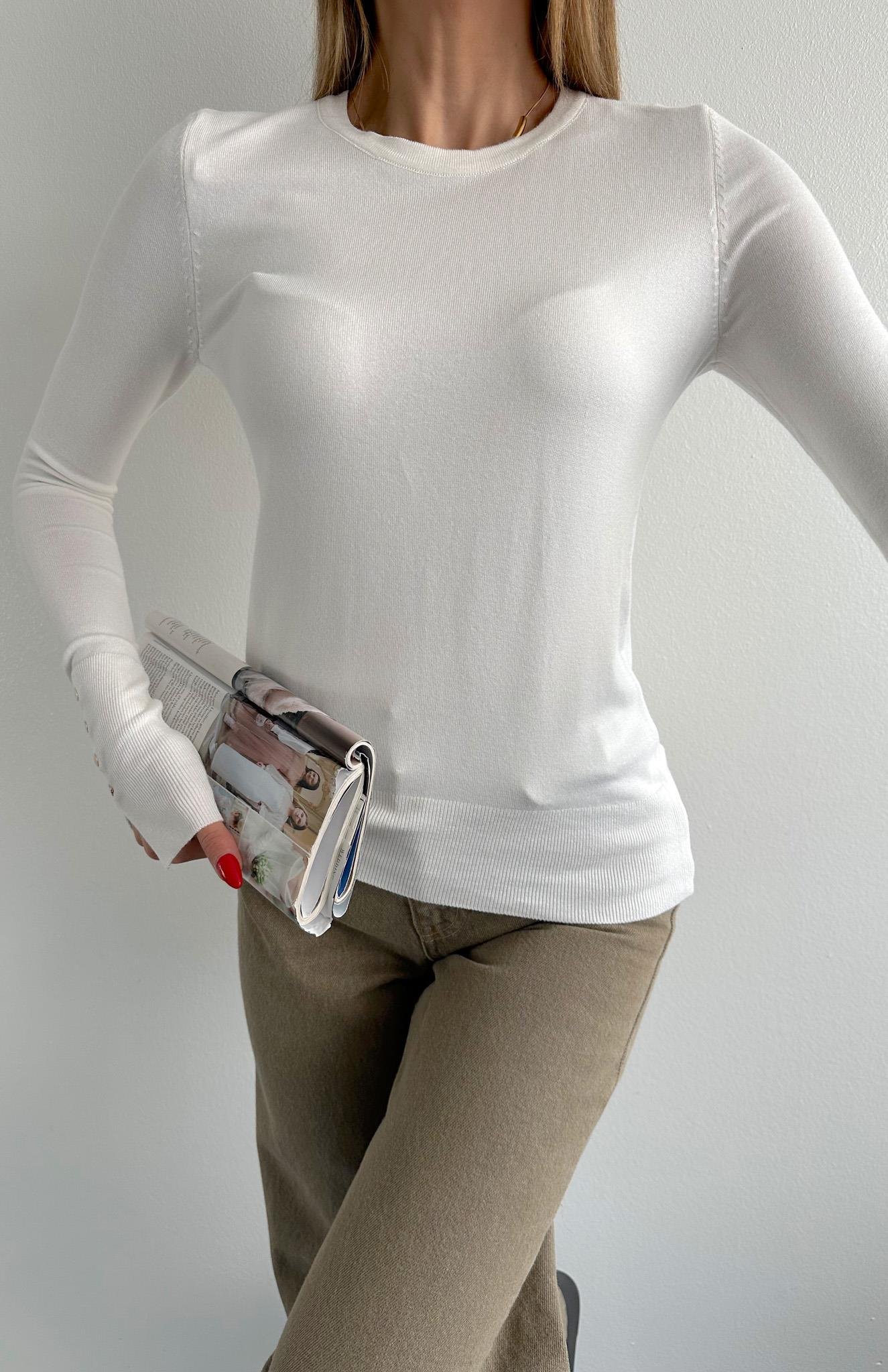 Bisiklet Yaka Kol Ortasi Droplu Kazak EKRU