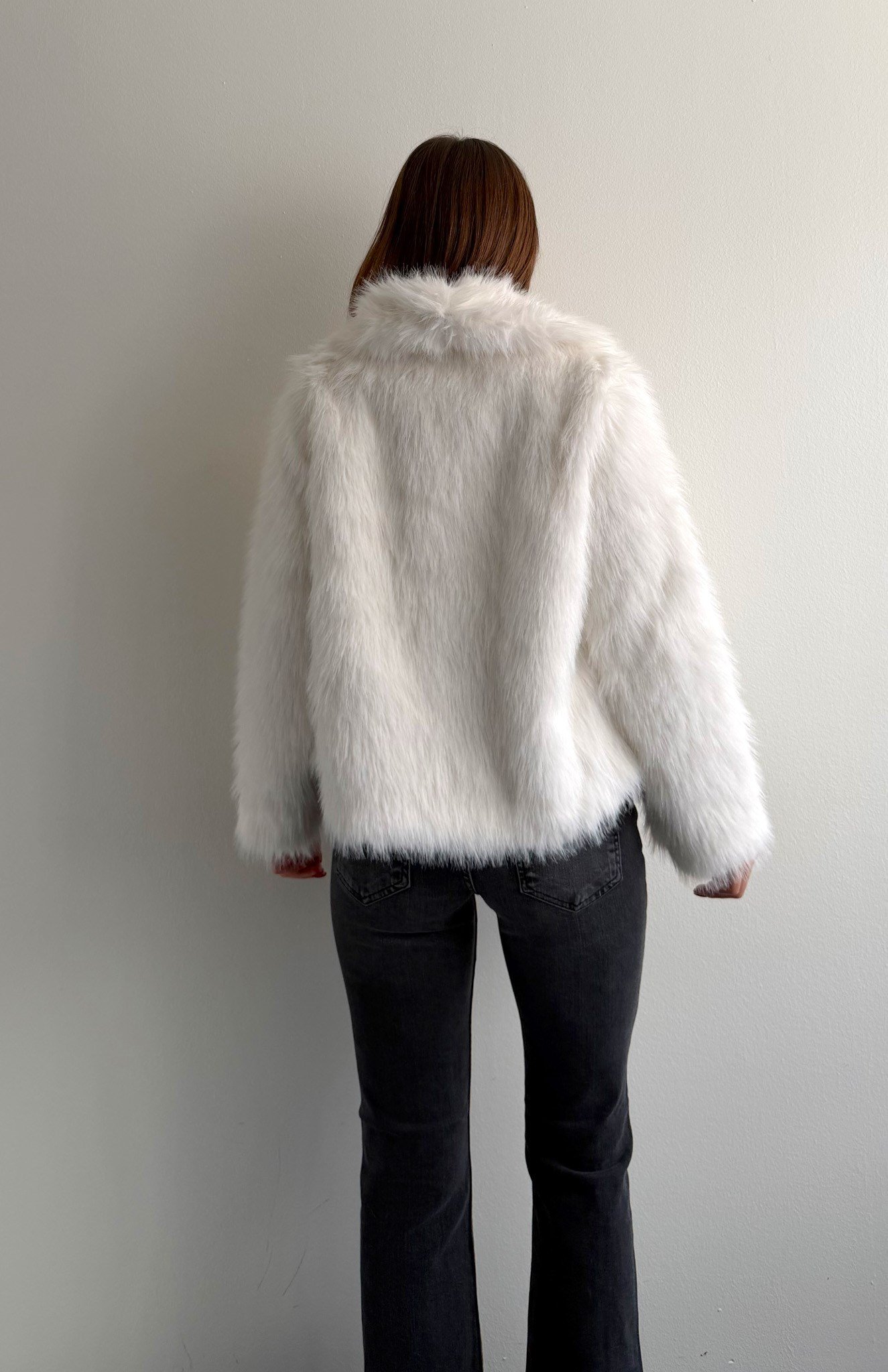 Şal Yaka Astarlı Kürk EKRU