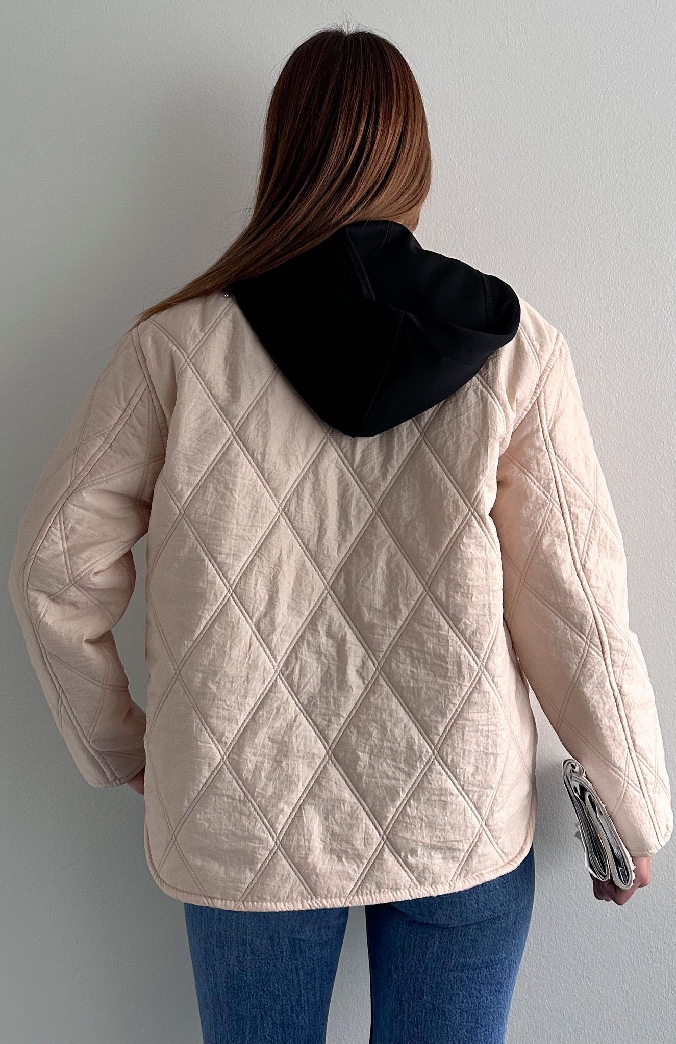 Baklava Desen Kapitone Mont TAŞ