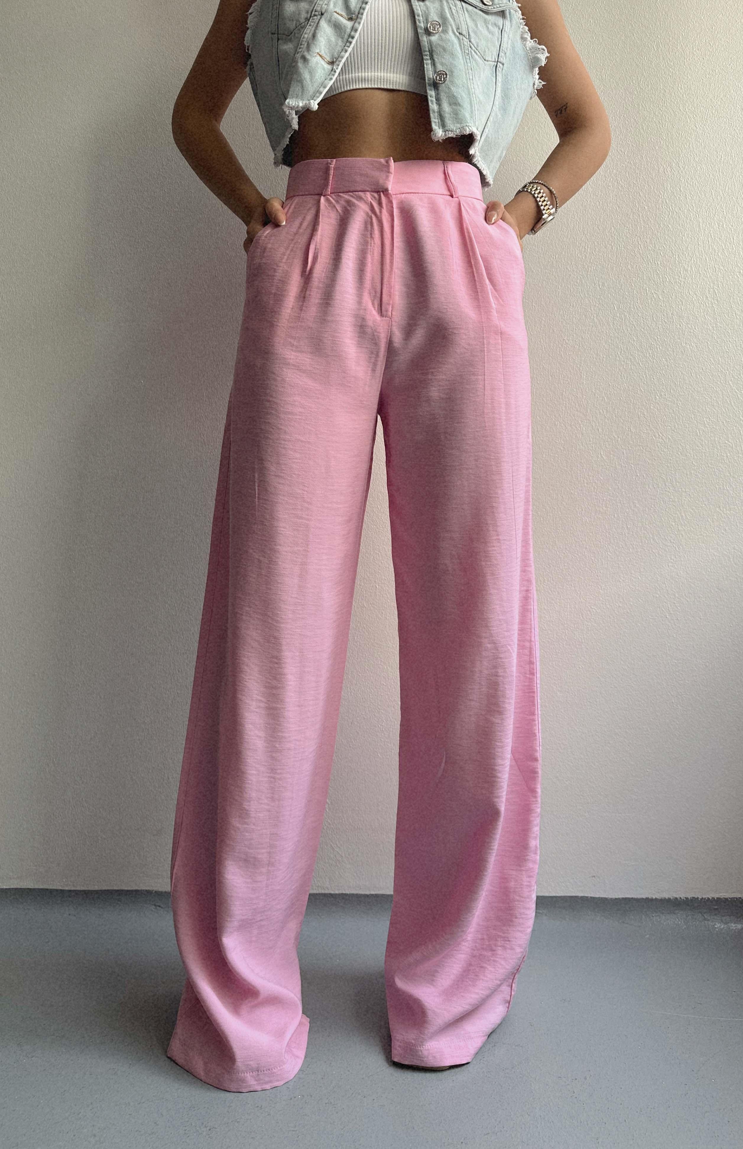 Bol Paça Pantolon PEMBE