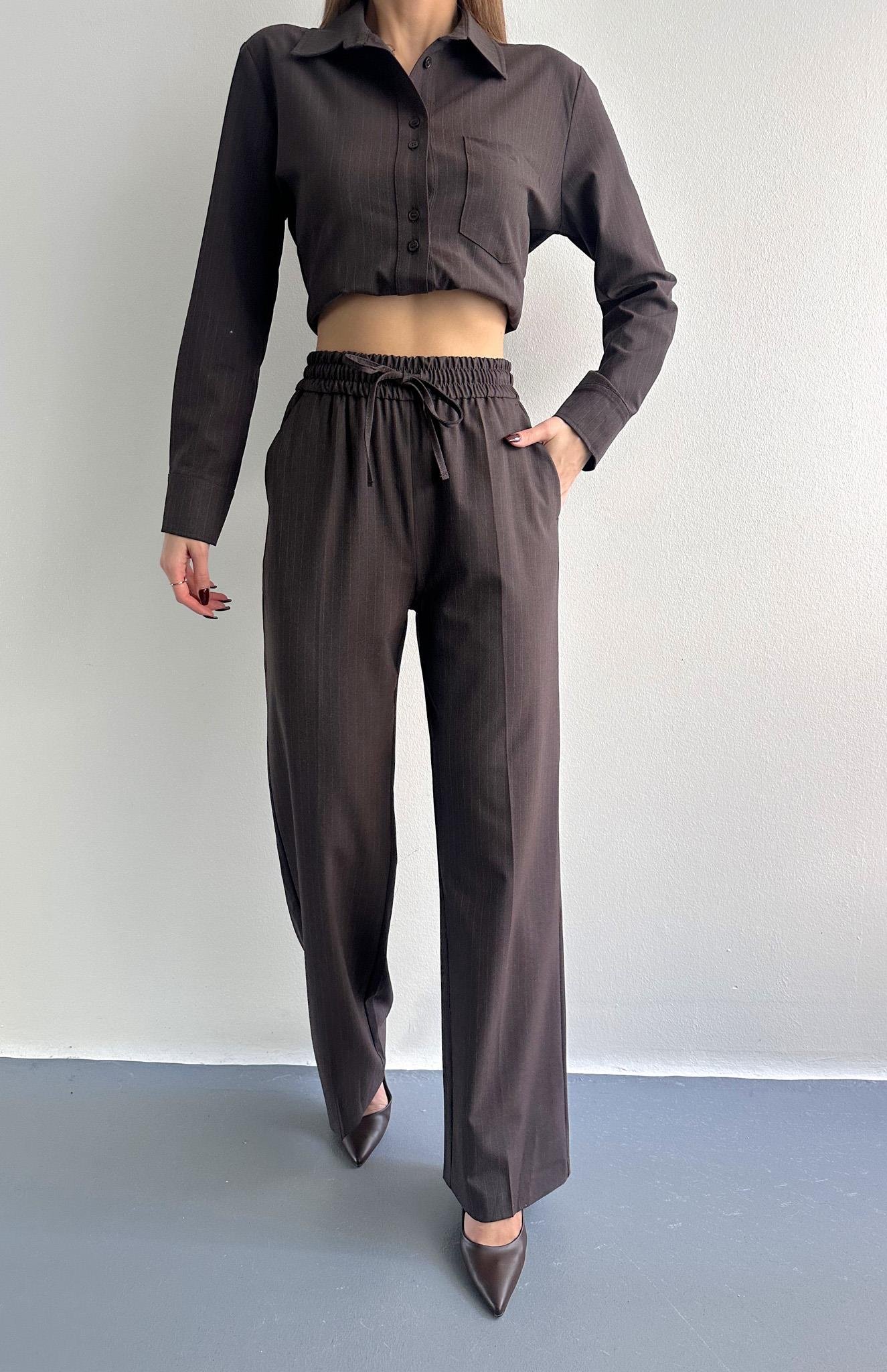 Pijama Pantolon KOYU KAHVE