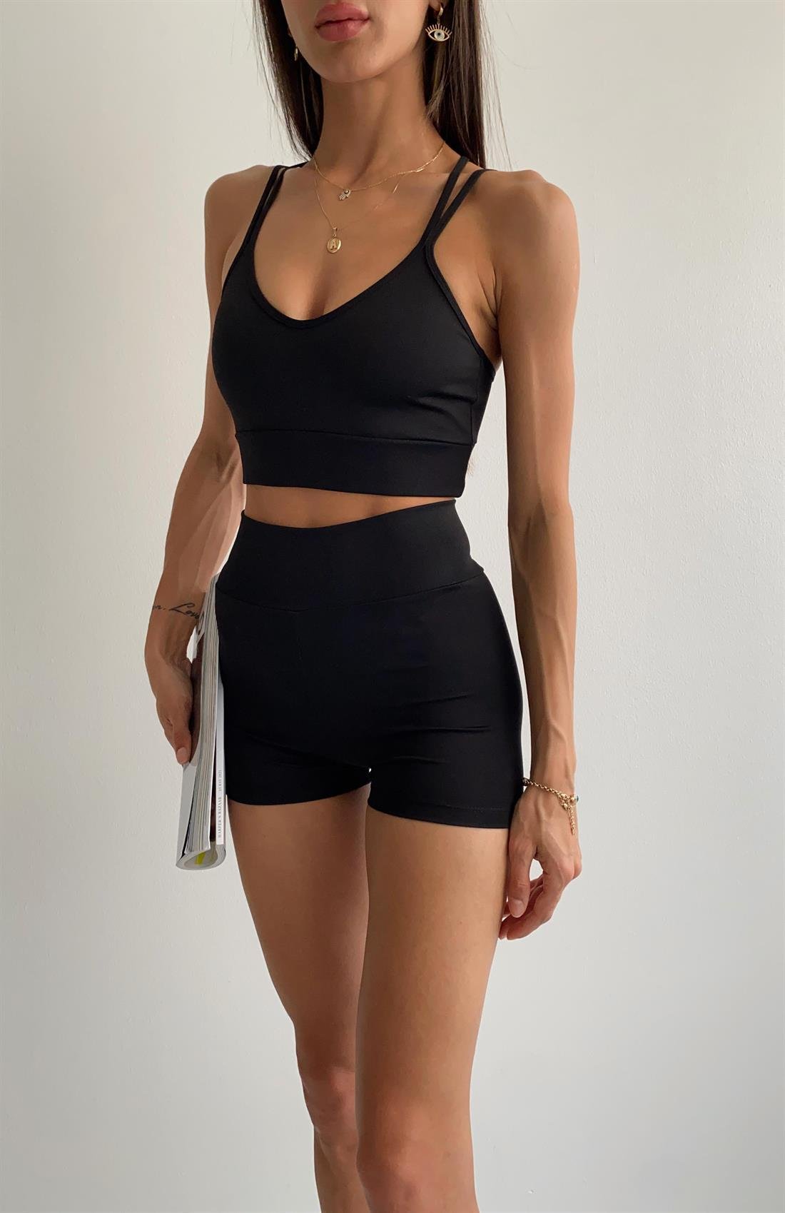 Scuba Mini Şort SİYAH