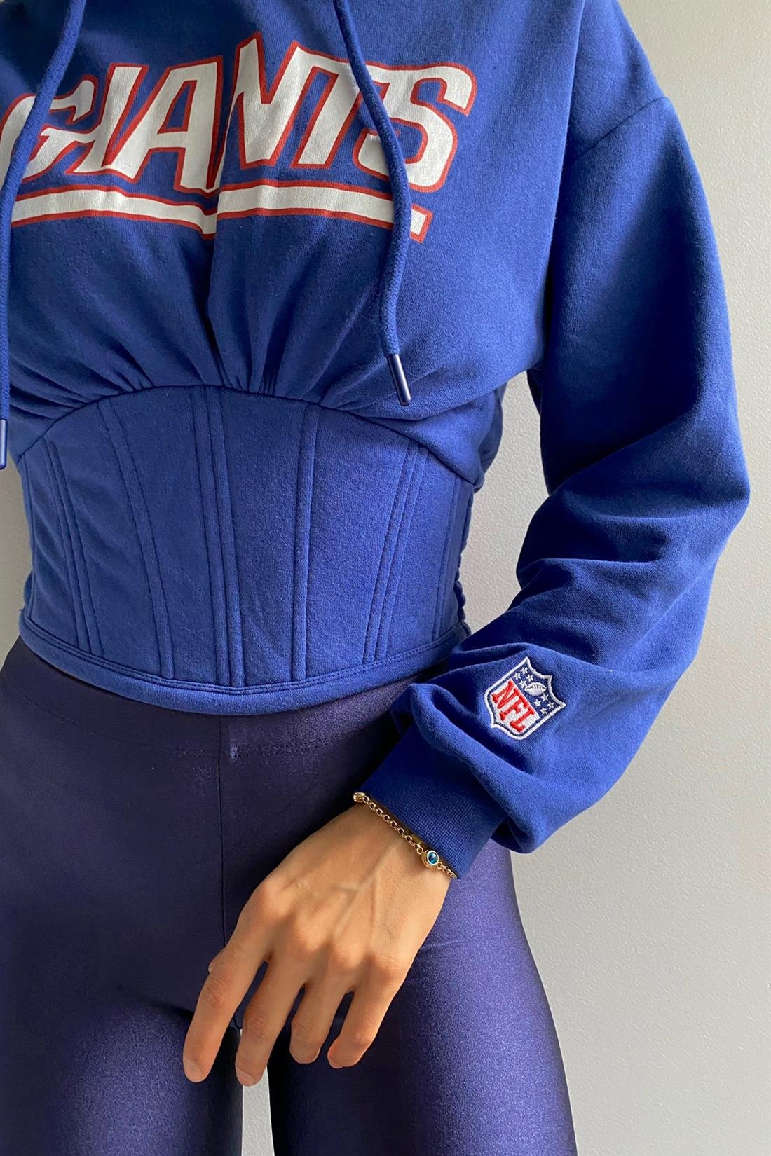 Altı Korseli Sweatshırt LACİVERT