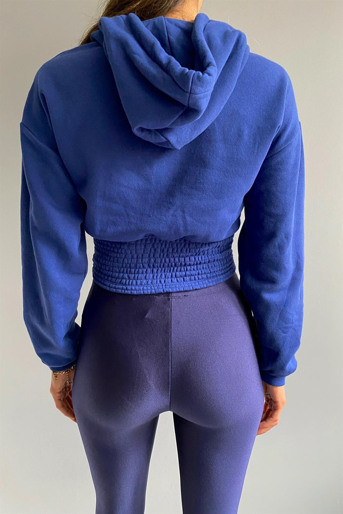 Altı Korseli Sweatshırt LACİVERT