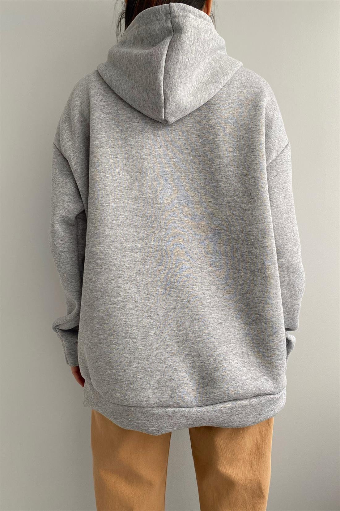 Colorado Baskılı Sweatshırt GRİ