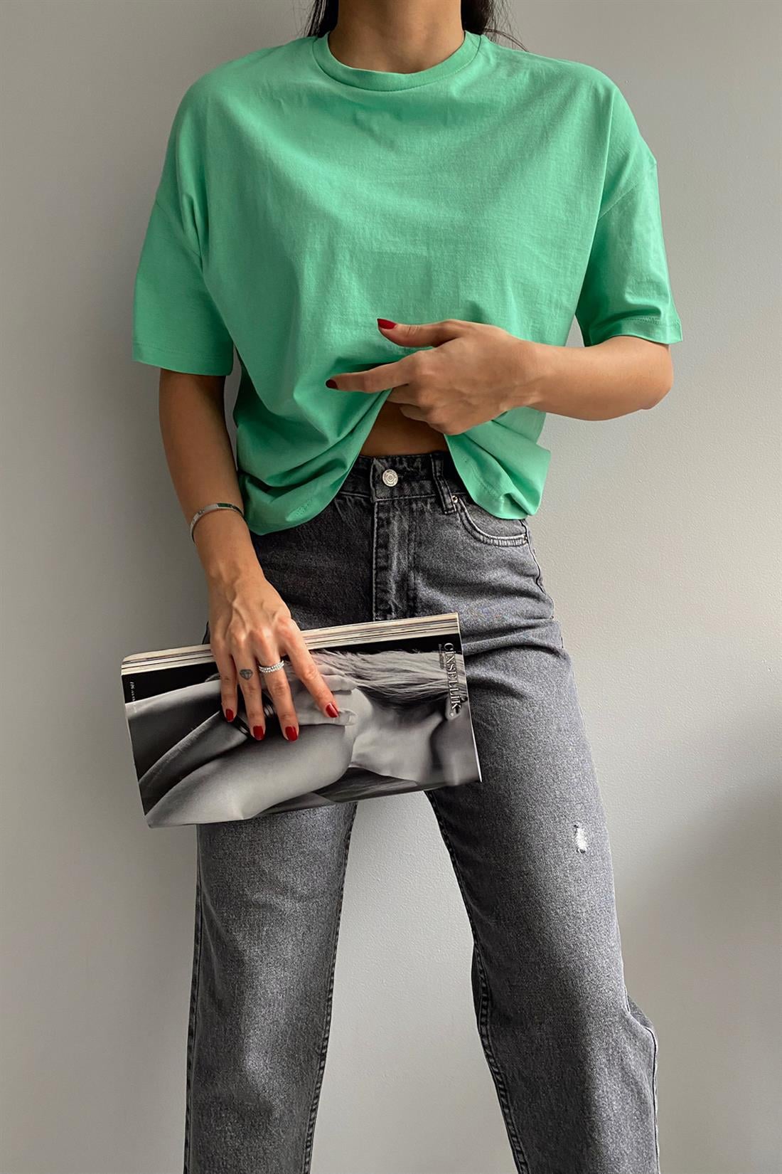 Basic Tshırt A.YEŞİL