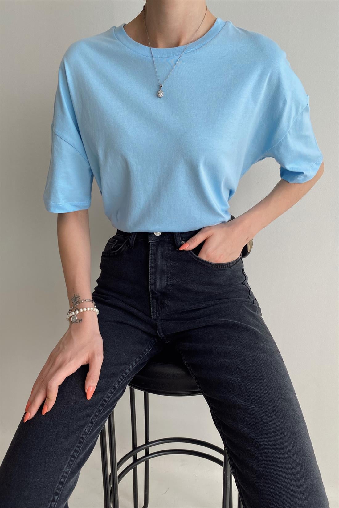 Basic Tshırt B.MAVİ