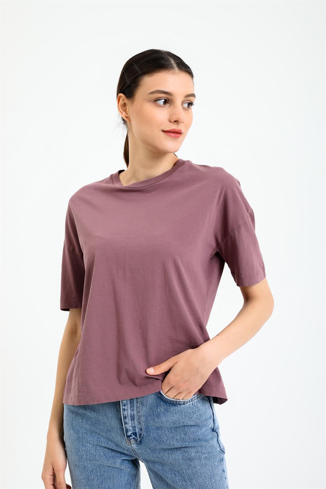 Basic Tshırt MÜRDÜM