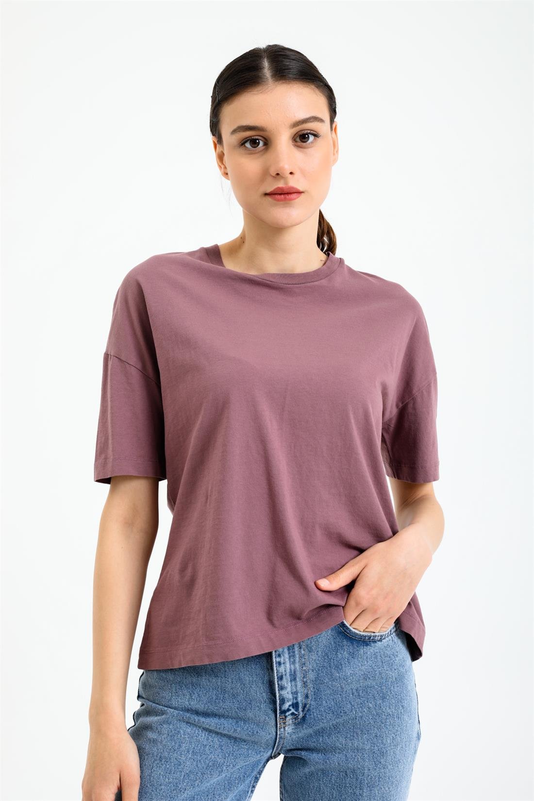 Basic Tshırt MÜRDÜM