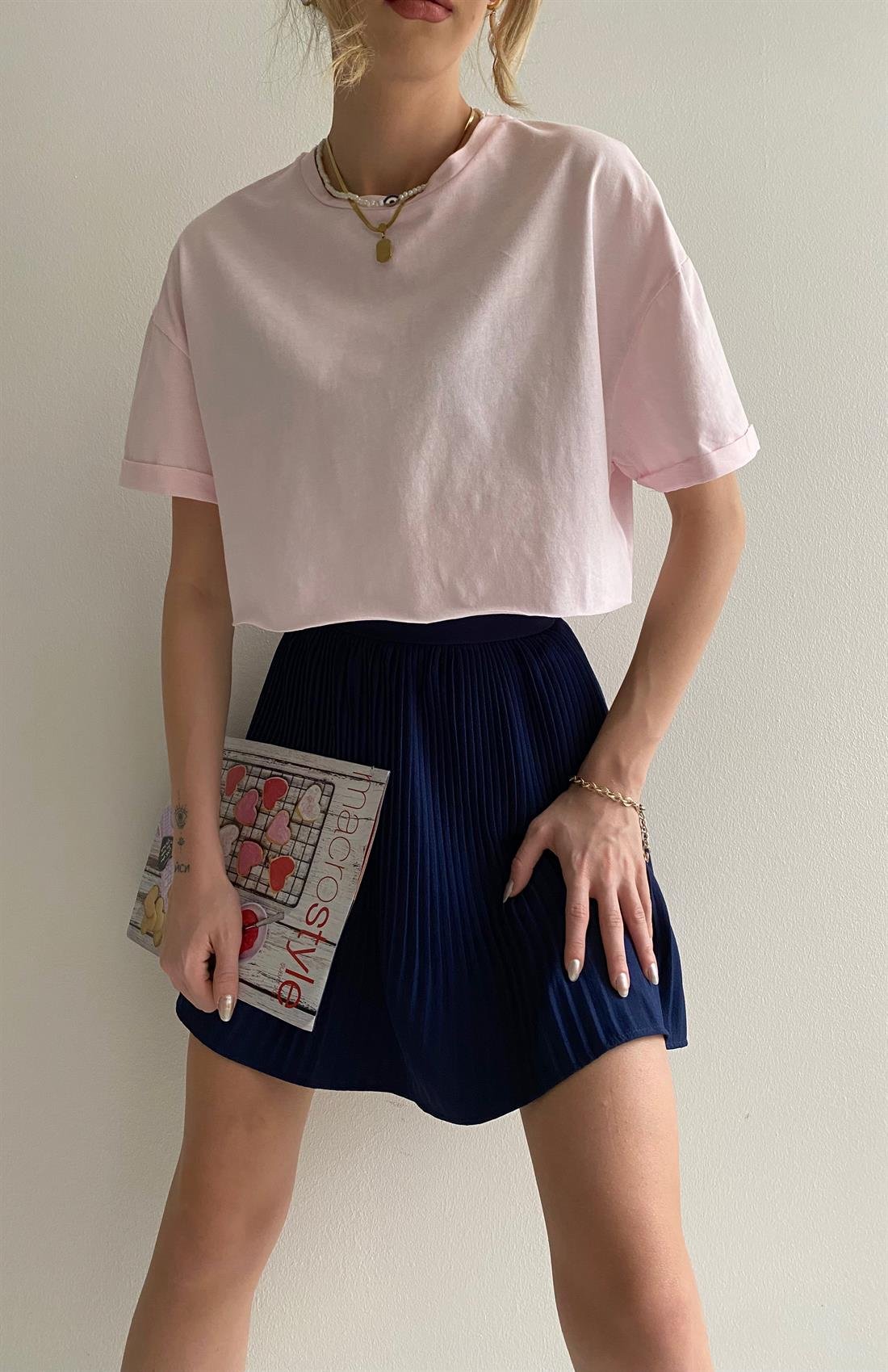 Basıc Tshırt PUDRA