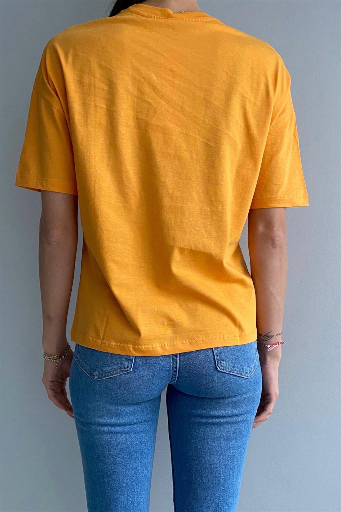Basic Tshırt TURUNCU