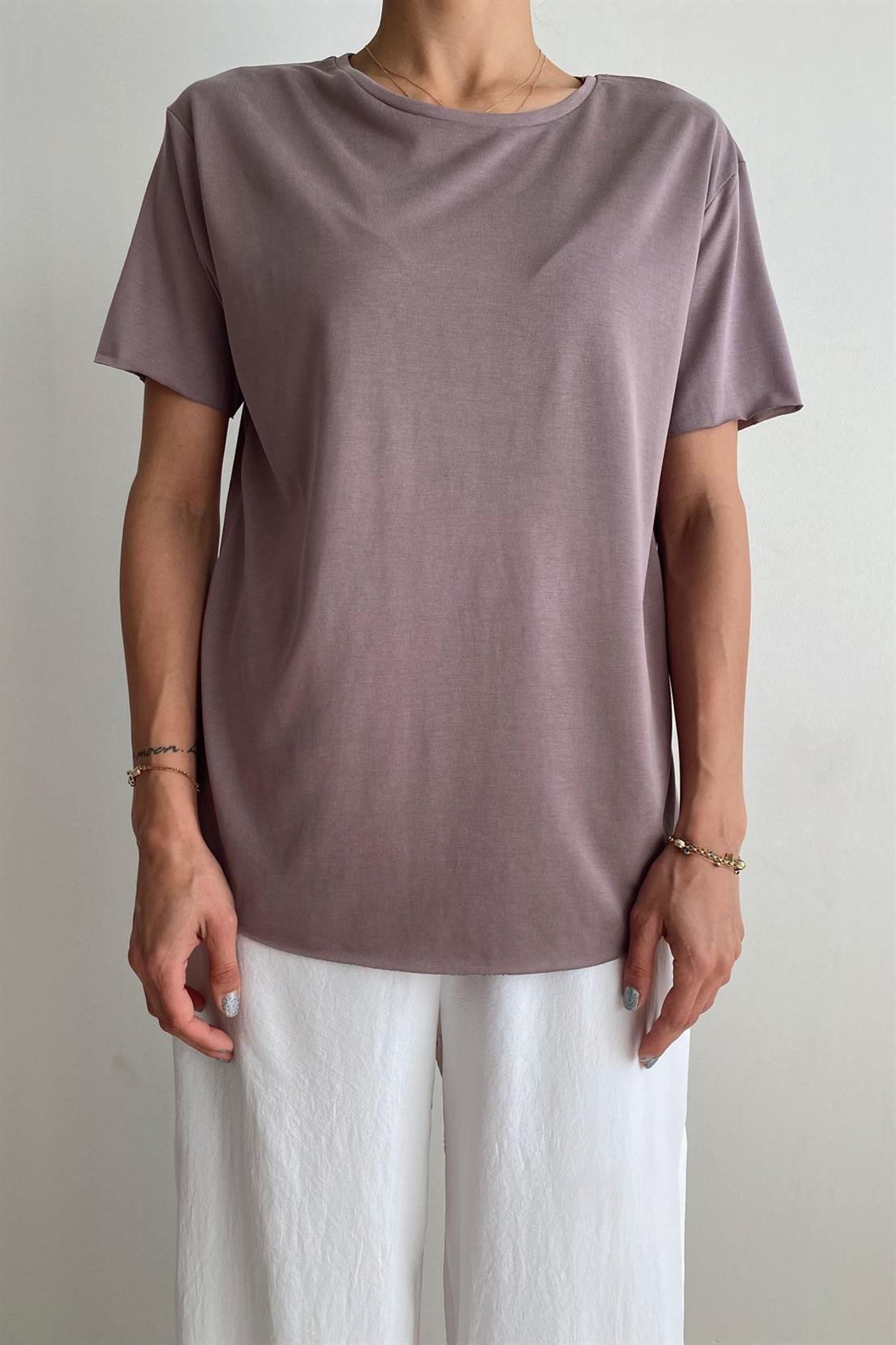 Basıc Tshırt VİZON