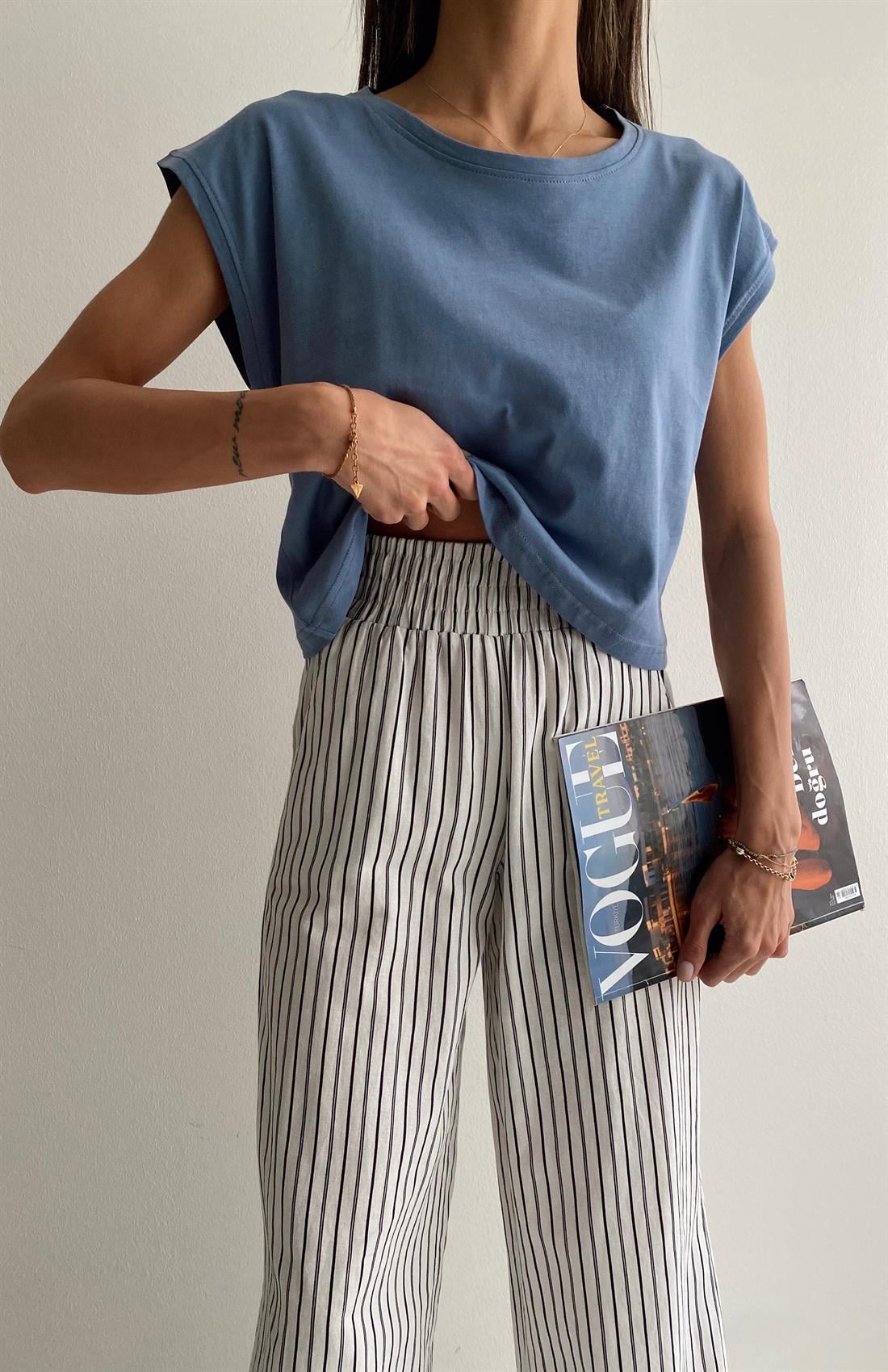 Basıc Tshıt İNDİGO