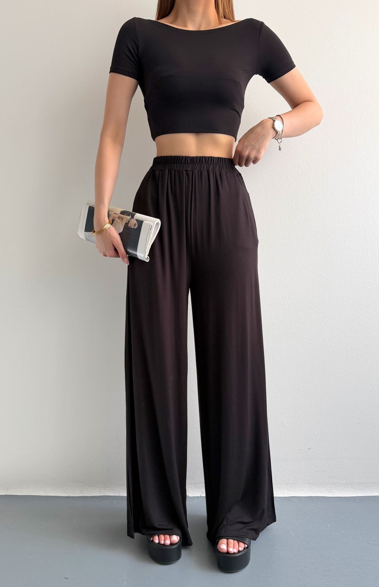 Bluz Pantolon Takım SİYAH
