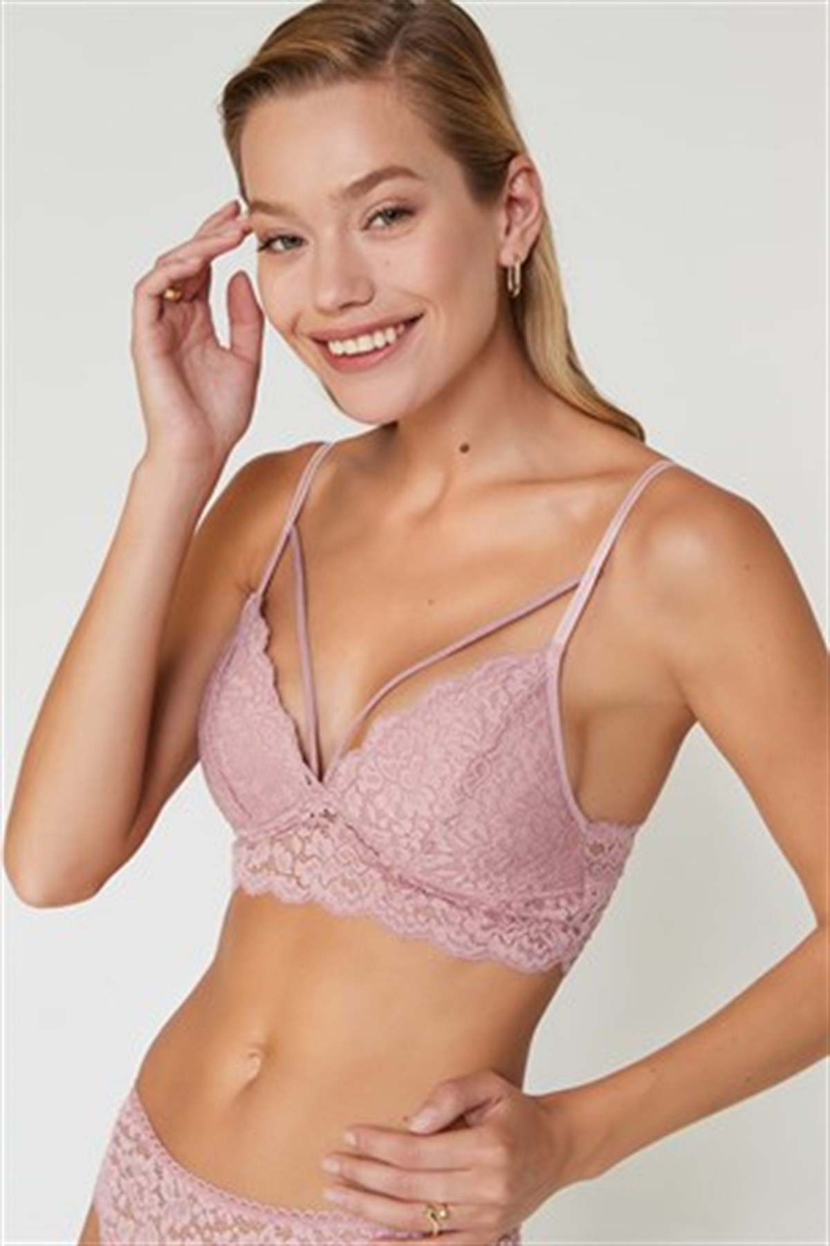 Henna Pudra Bralet Sütyen Takımı