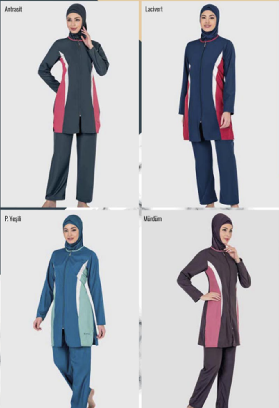 Ladytes Battal DesenliTesettür Mayo 4605