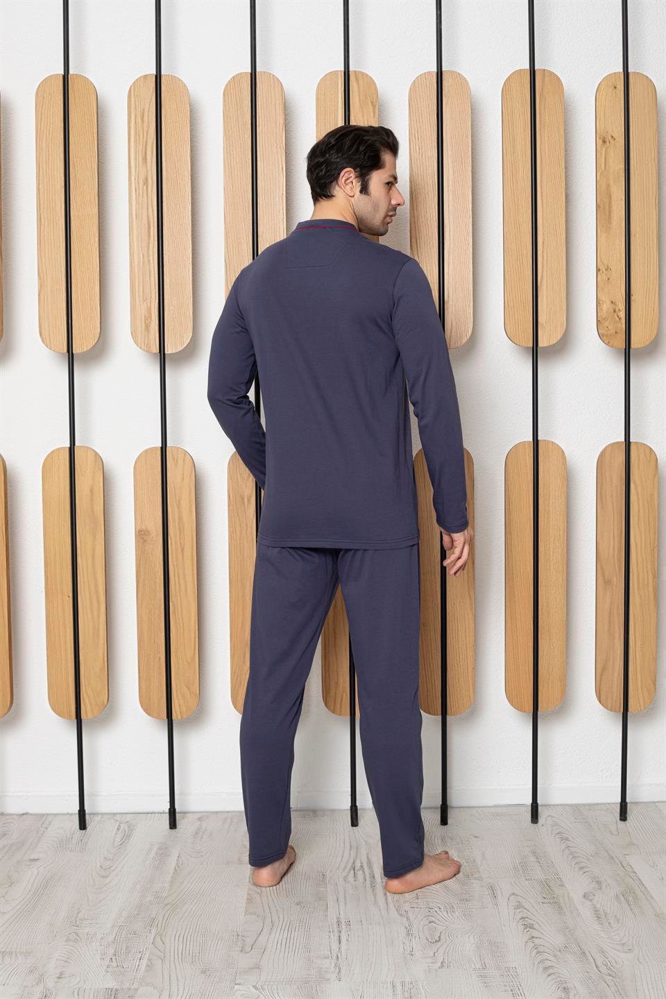 Tekten 4010 Erkek Uzun Kollu Pijama Takımı