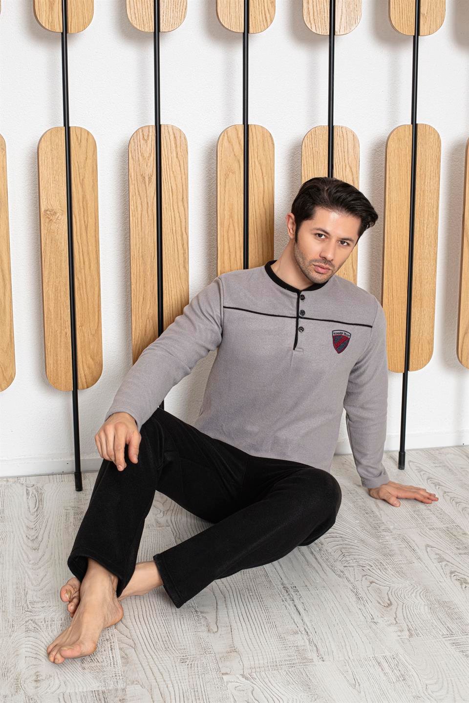 Tekten 4350 Erkek Uzun Kollu Pijama Takımı