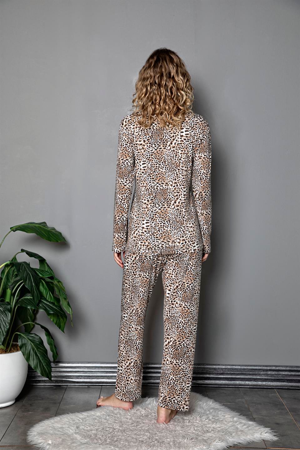 Tekten 630 Kadın Uzun Kollu Pijama Takımı