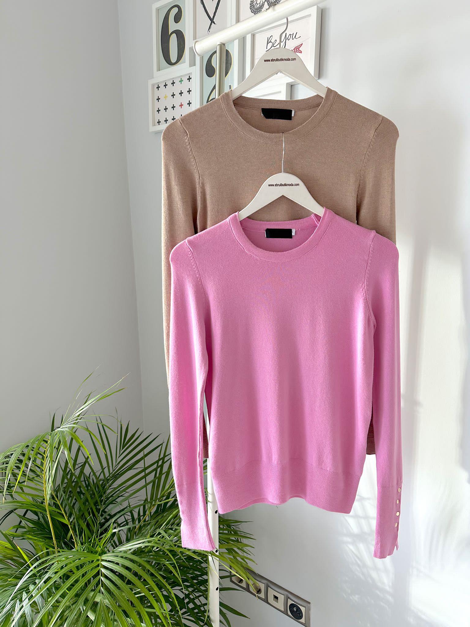 BİSİKLET YAKA KOL ORTASI DROPLU TRİKO