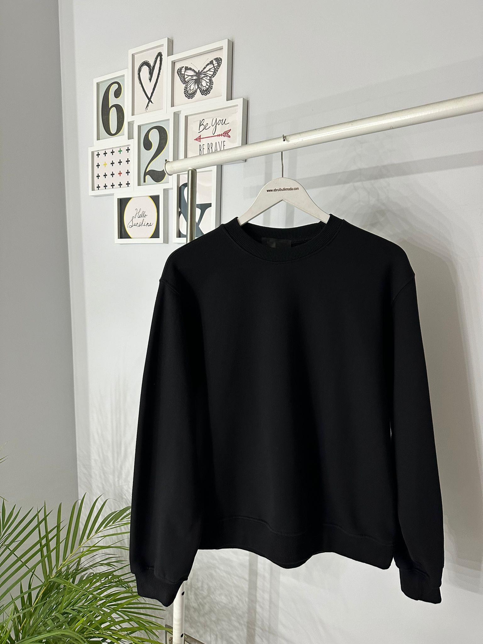 BİSİKLET YAKA SWEATSHIRT