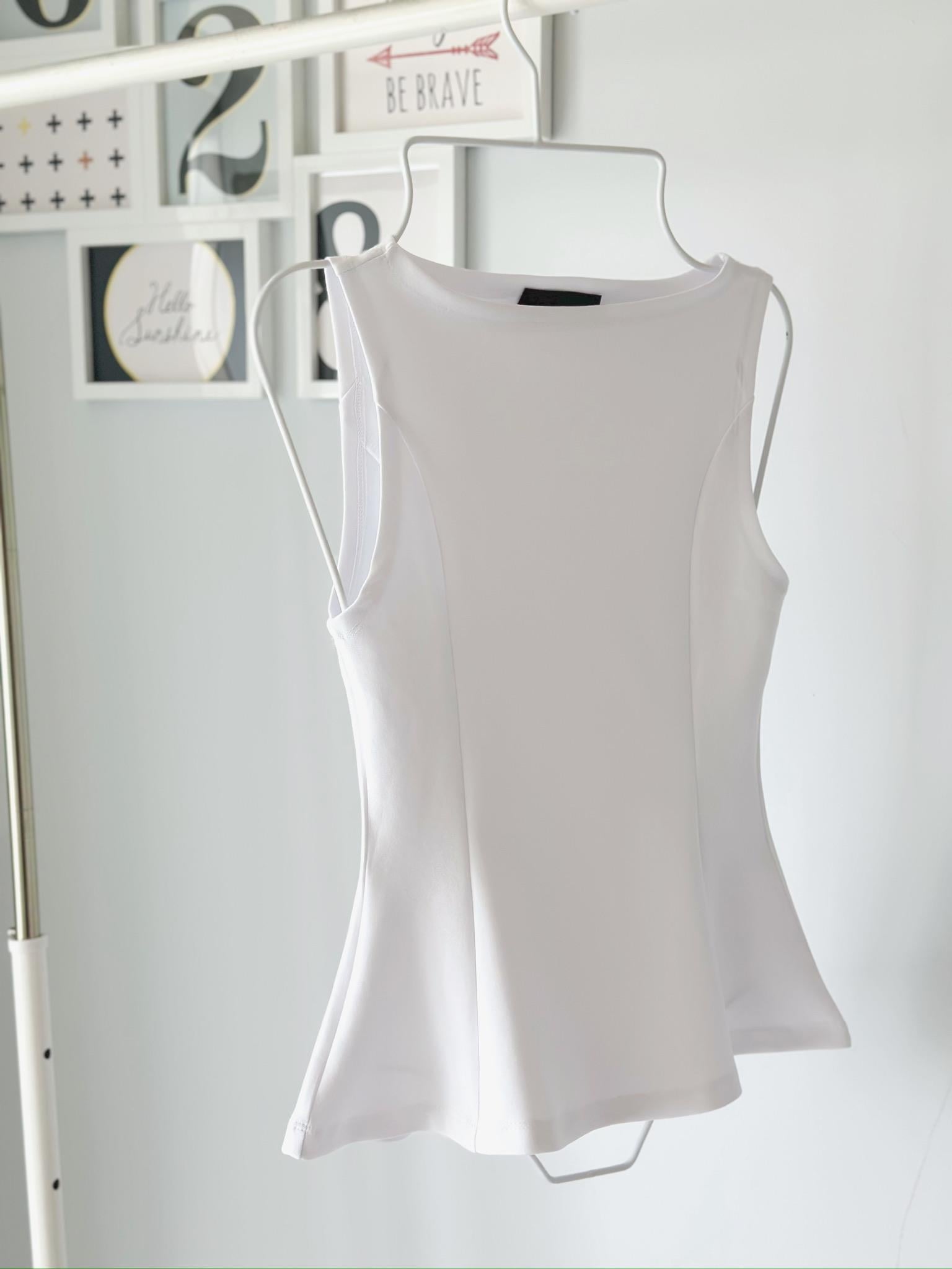 KAYIK YAKA PEPLUM BLUZ