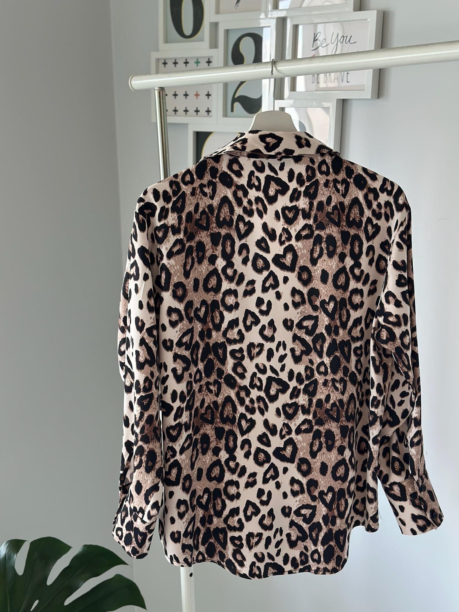 LEOPAR DESENLİ GÖMLEK