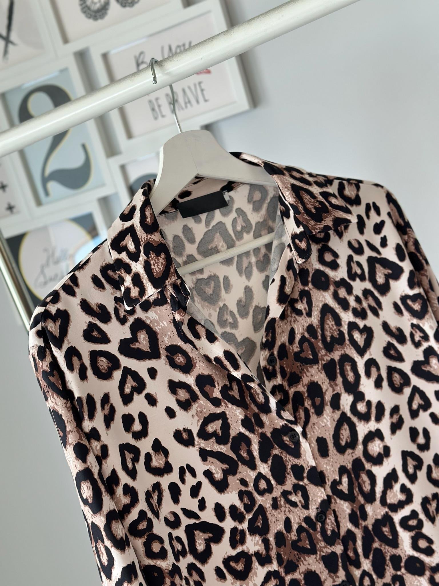 LEOPAR DESENLİ GÖMLEK