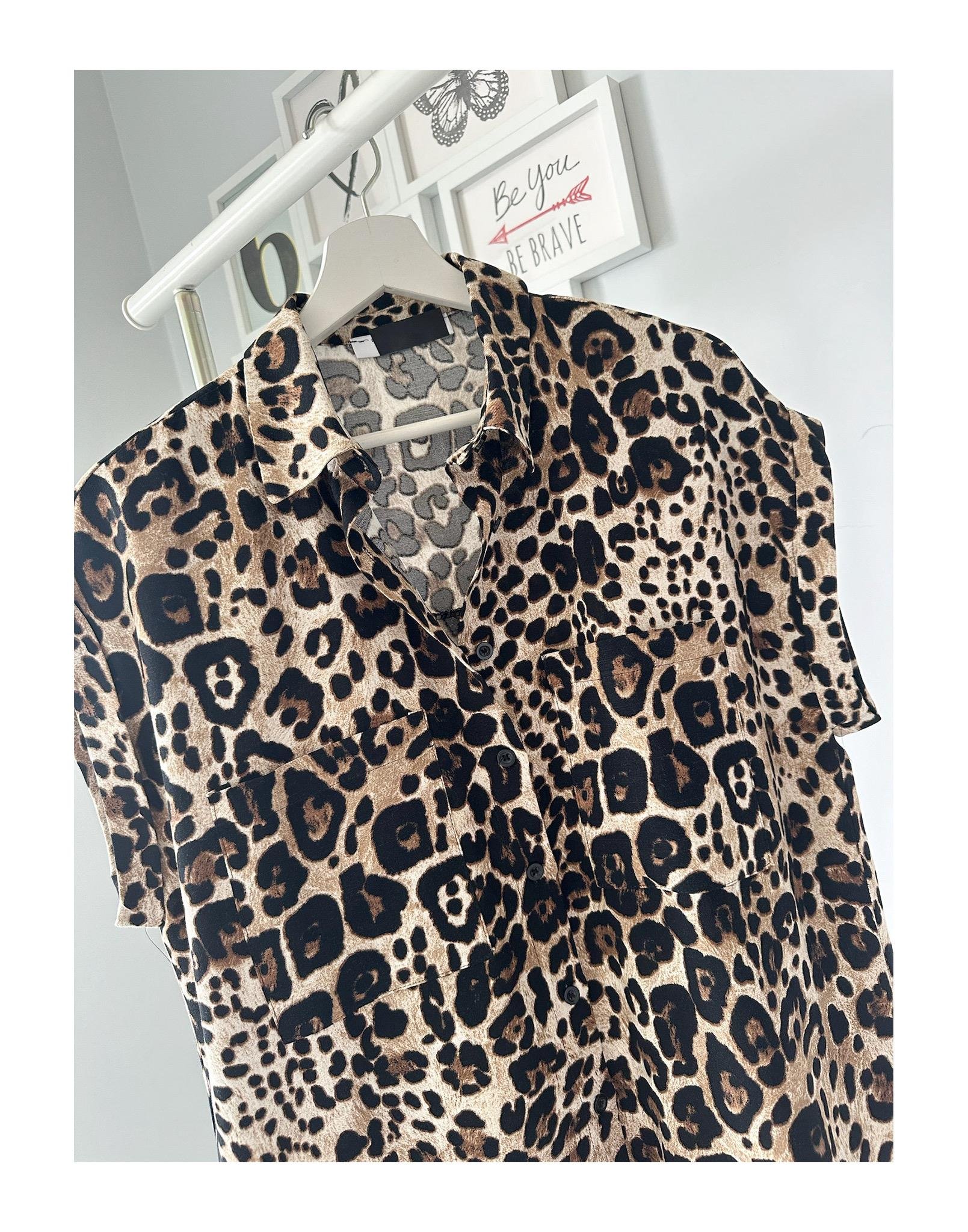 LEOPAR SIFIR KOL GÖMLEK