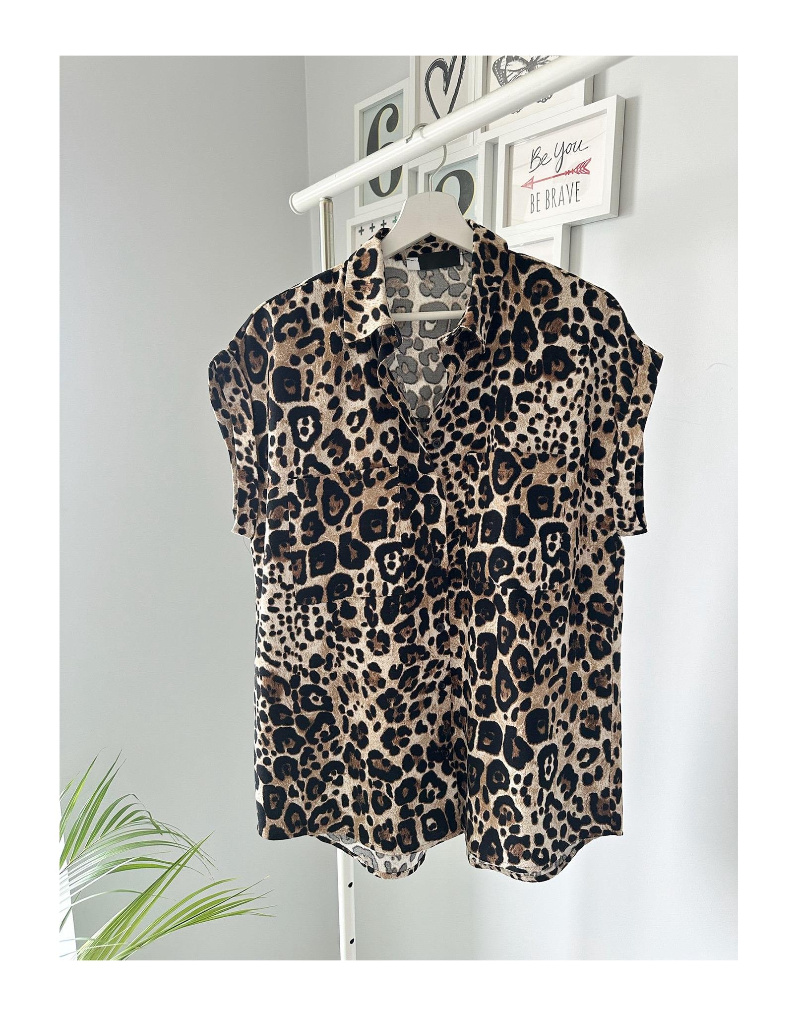 LEOPAR SIFIR KOL GÖMLEK