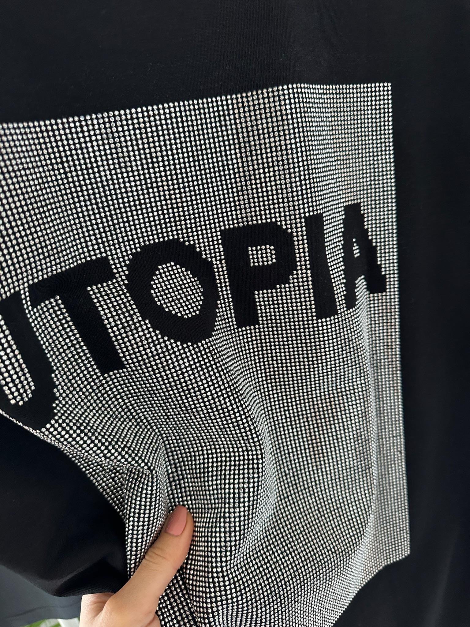 TAŞ BASKI DETAYLI TSHIRT