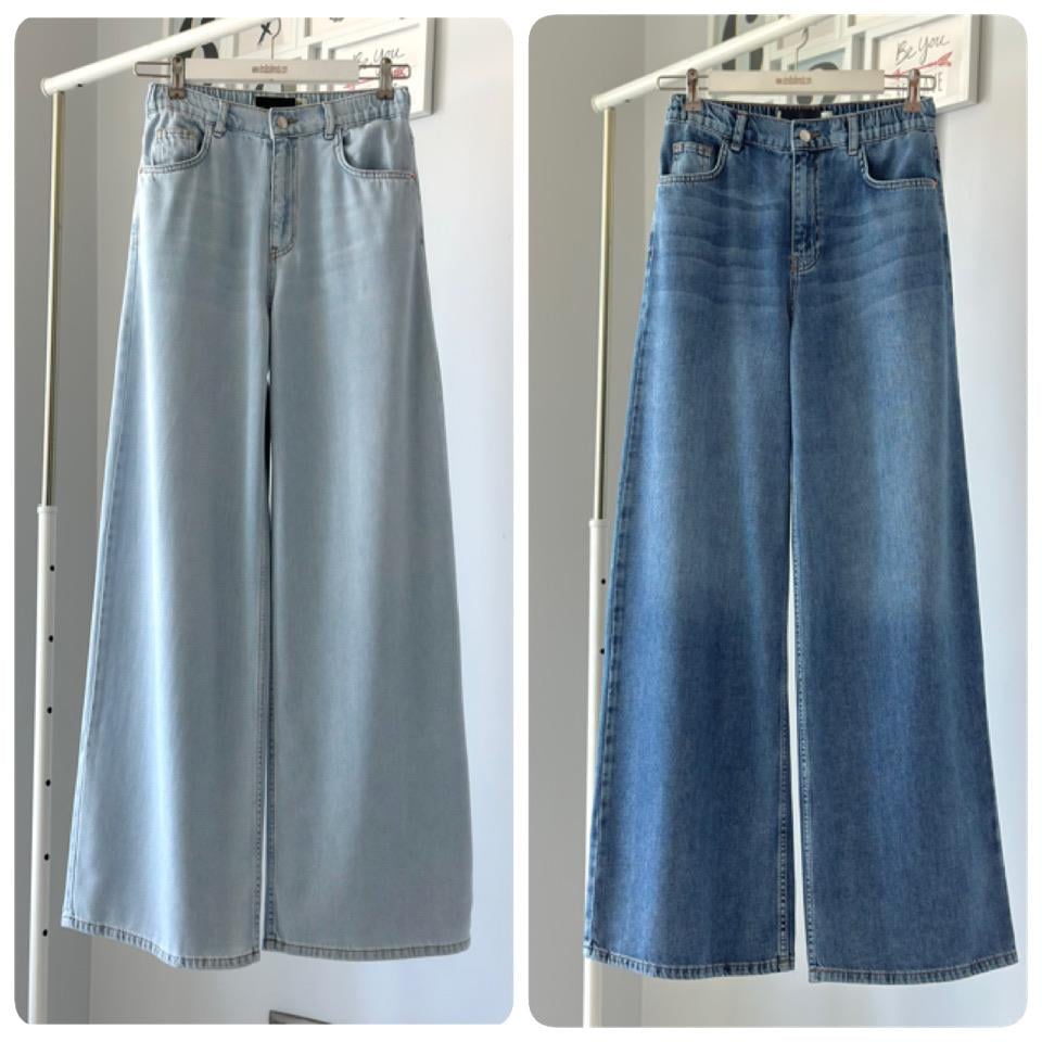 WIDE LOOSE BELİ LASTİKLİ JEAN