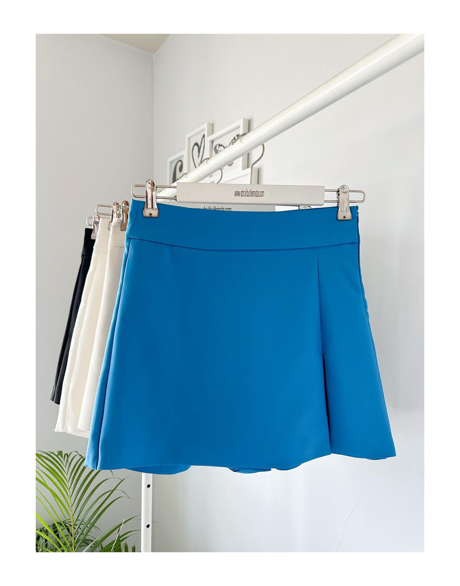 YIRTMAÇLI ŞORT ETEK